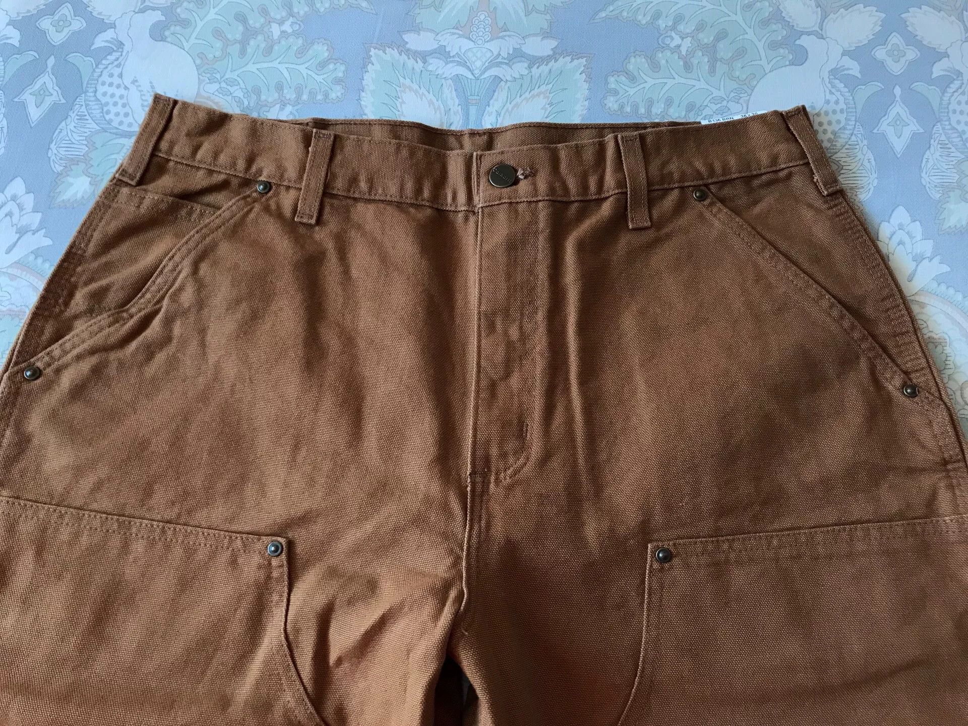 Carhartt Carhartt B136 Brown W36L30 Double Knee Pants Size US 36 / EU 52 - 4 Thumbnail