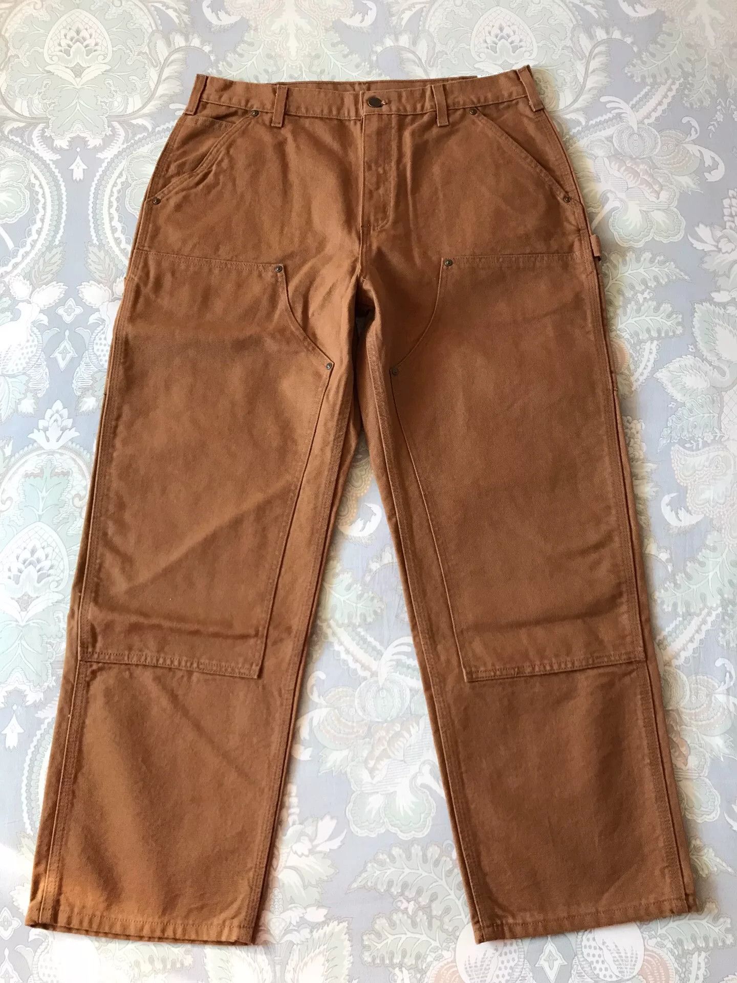 Carhartt Carhartt B136 Brown W36L30 Double Knee Pants Size US 36 / EU 52 - 2 Thumbnail