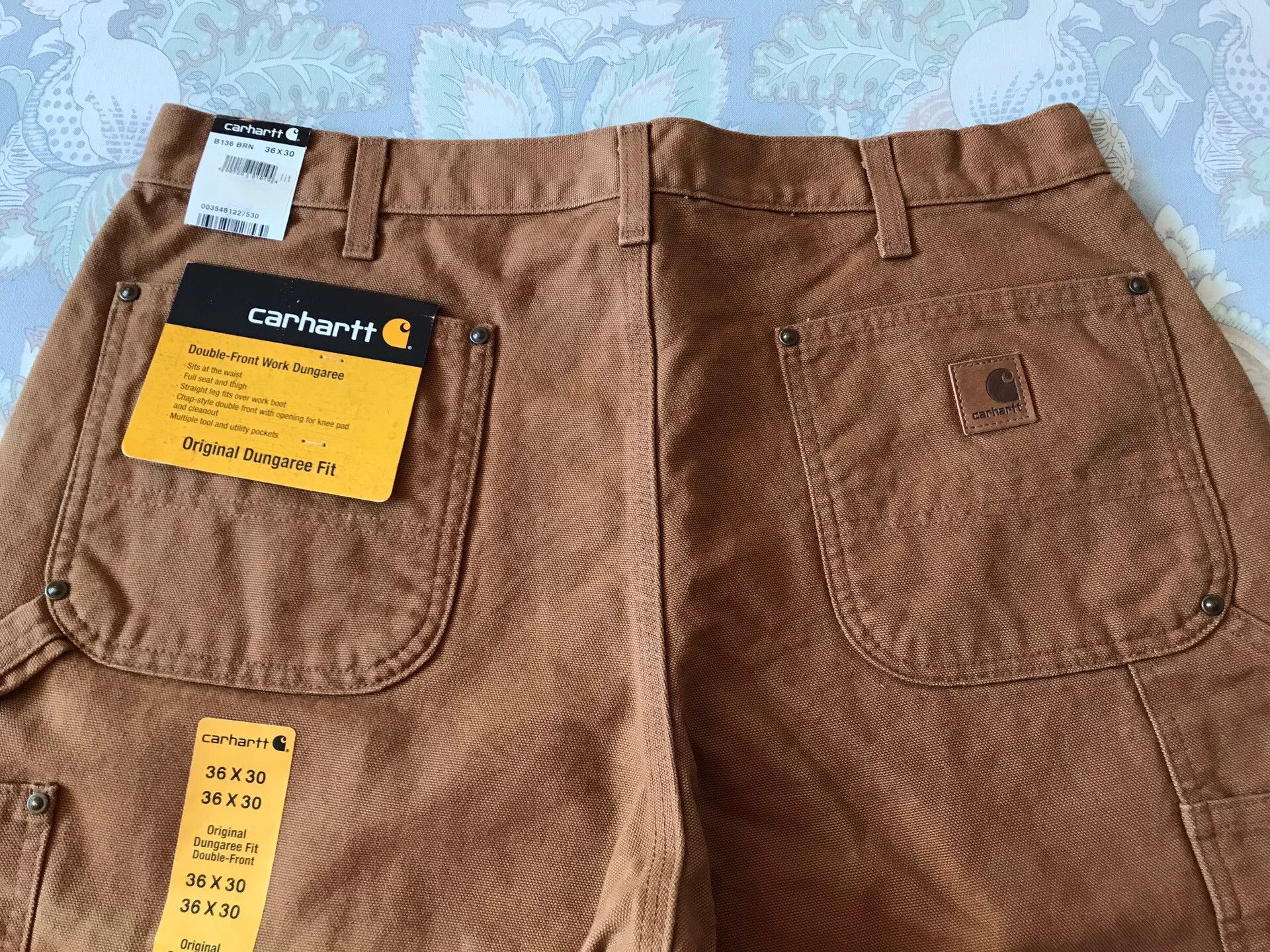 Carhartt Carhartt B136 Brown W36L30 Double Knee Pants Size US 36 / EU 52 - 5 Thumbnail