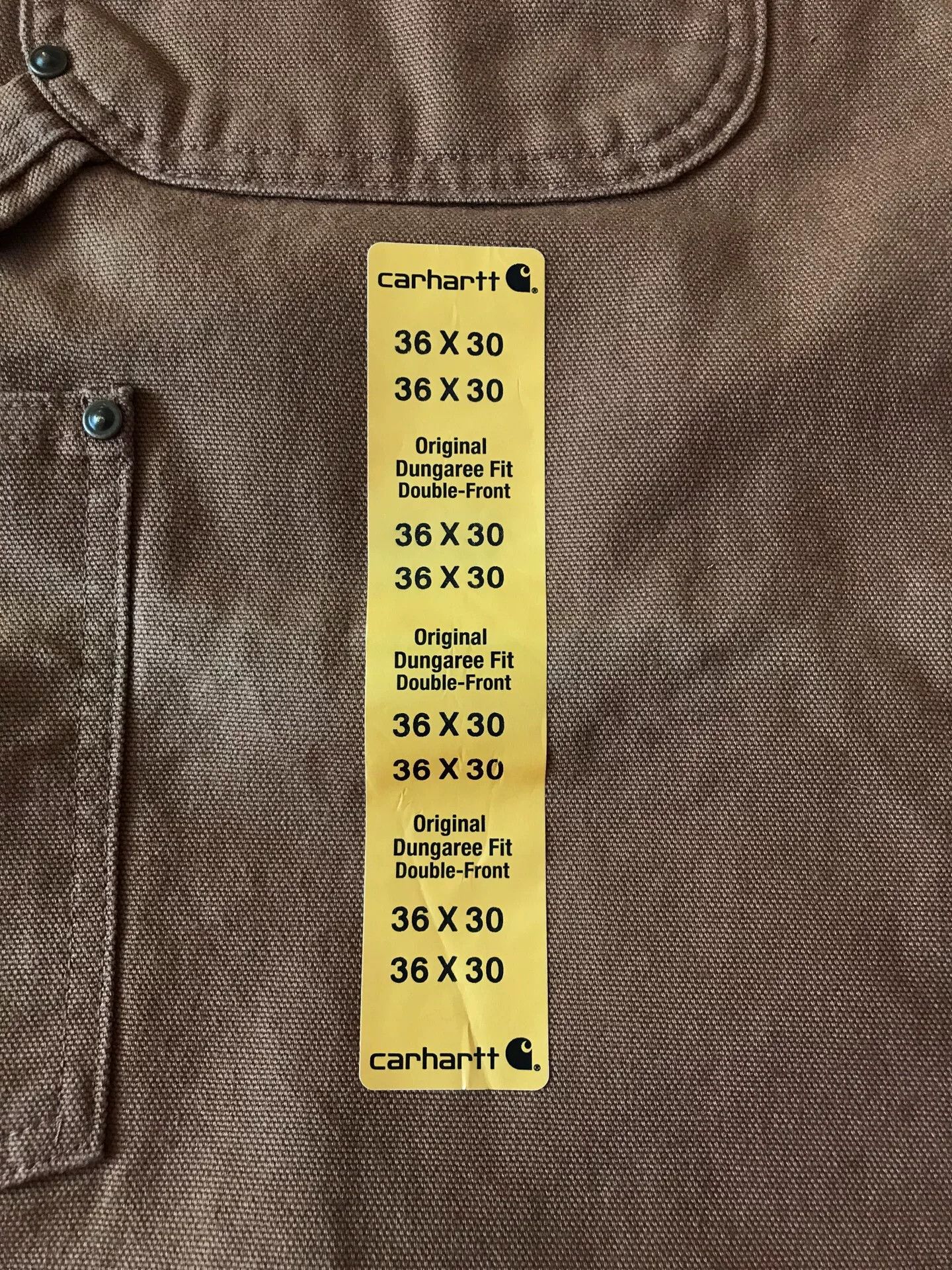 Carhartt Carhartt B136 Brown W36L30 Double Knee Pants Size US 36 / EU 52 - 7 Thumbnail