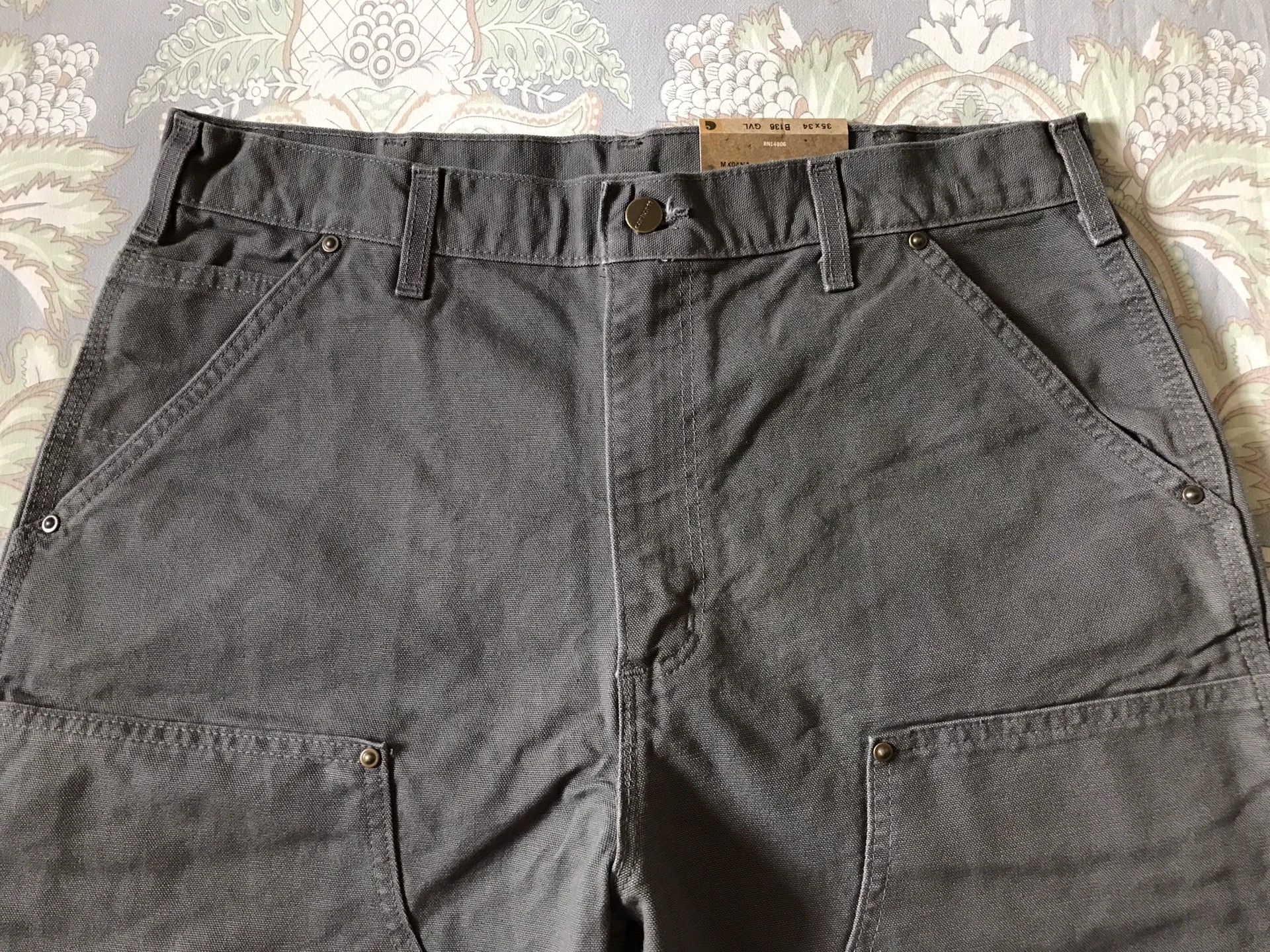 Carhartt Carhartt B136 Canvas Work Pants Size US 35 - 4 Thumbnail
