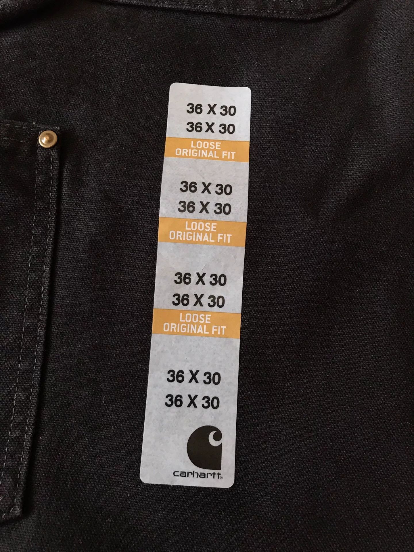 Carhartt Carhartt B136 Work Pants W36L30 Size US 36 / EU 52 - 7 Thumbnail