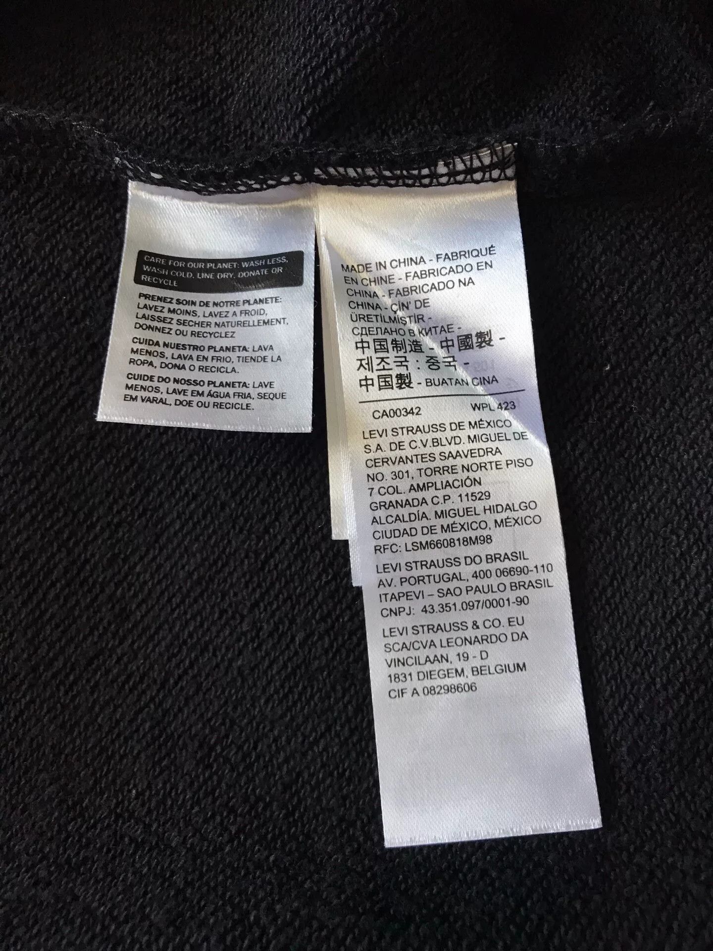 Levi's Levi's Logo Pullover Sweatshirt Black S Size US S / EU 44-46 / 1 - 8 Thumbnail