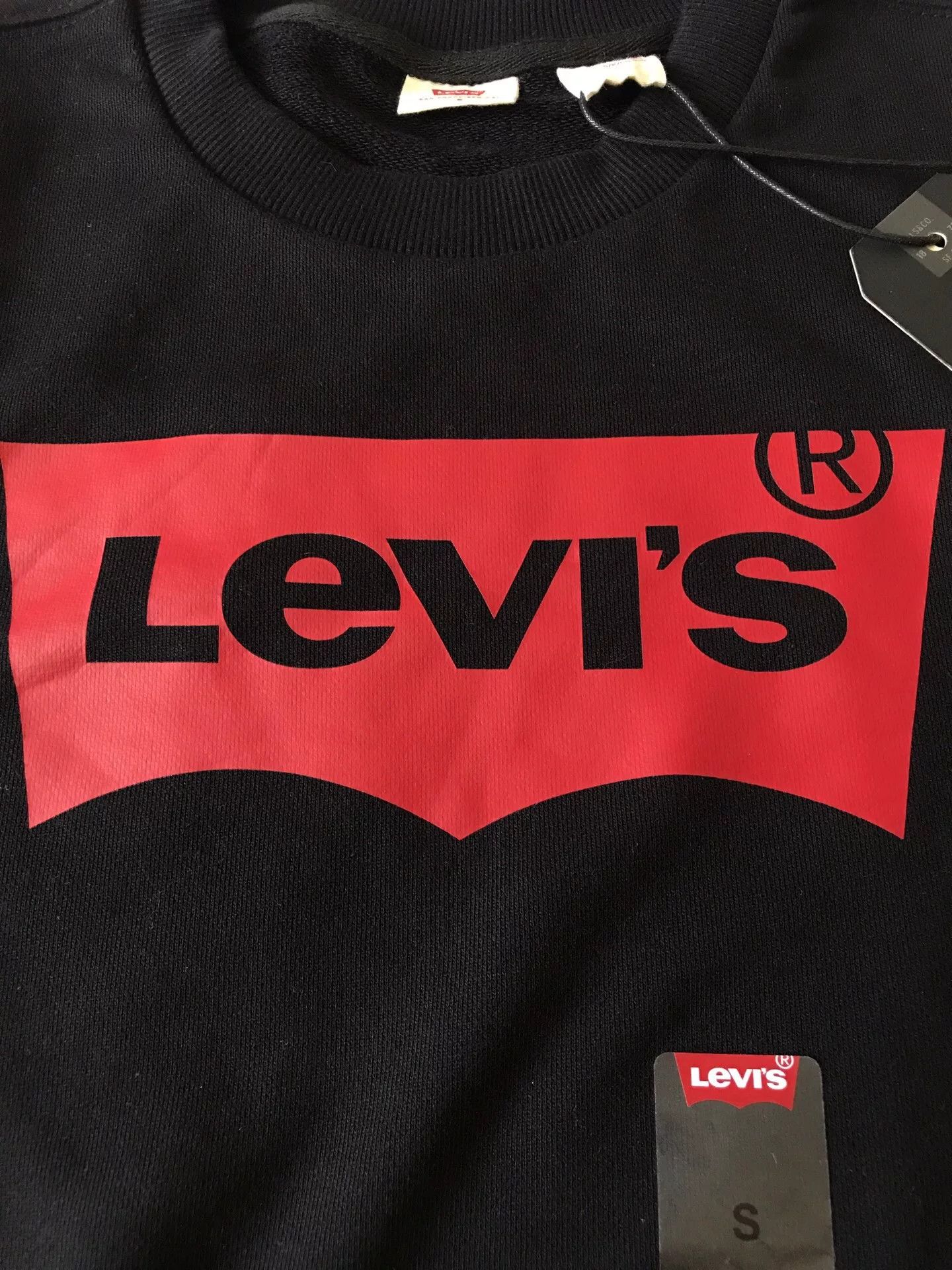 Levi's Levi's Logo Pullover Sweatshirt Black S Size US S / EU 44-46 / 1 - 3 Thumbnail