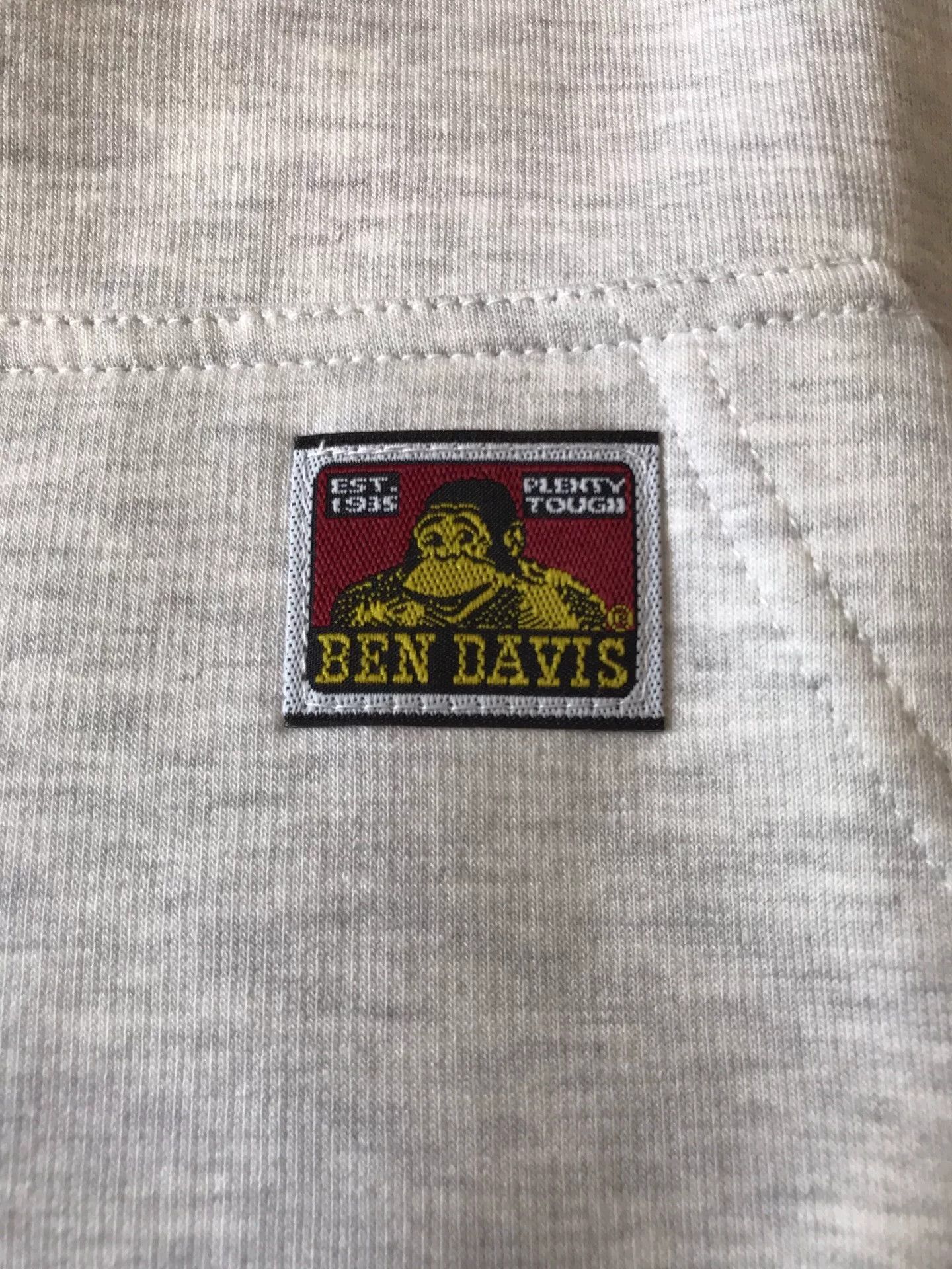 Ben Davis Ben Davis Gray White Hooded Pullover Size US XL / EU 56 / 4 - 5 Thumbnail