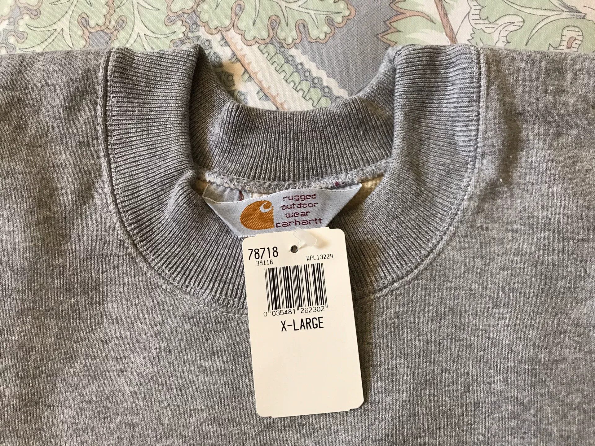 Carhartt 90s US Carhartt 78718 Gray XL Crewneck Size US XL / EU 56 / 4 - 7 Thumbnail