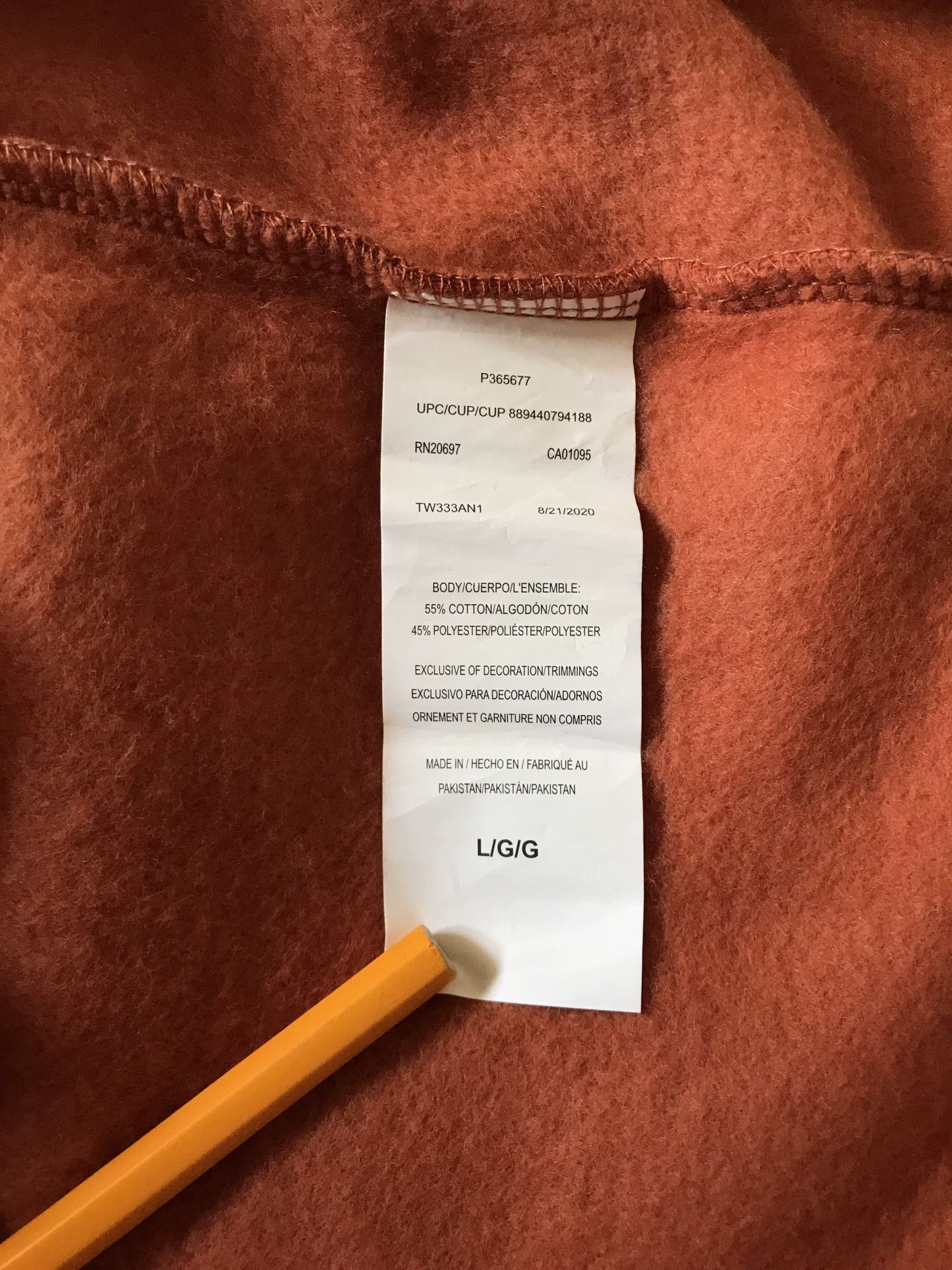 Dickies Dickies US Version Brown Hooded Pullover Size US L / EU 52-54 / 3 - 7 Thumbnail