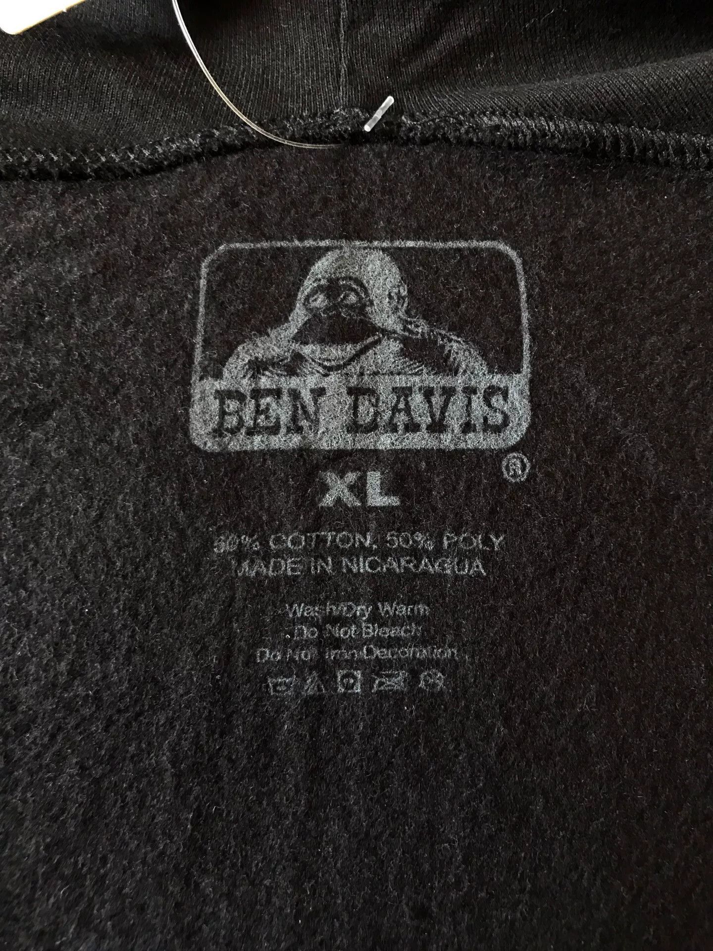 Ben Davis Ben Davis 9034 Black XL Hooded Zip Sweatshirt Size US XL / EU 56 / 4 - 9 Thumbnail