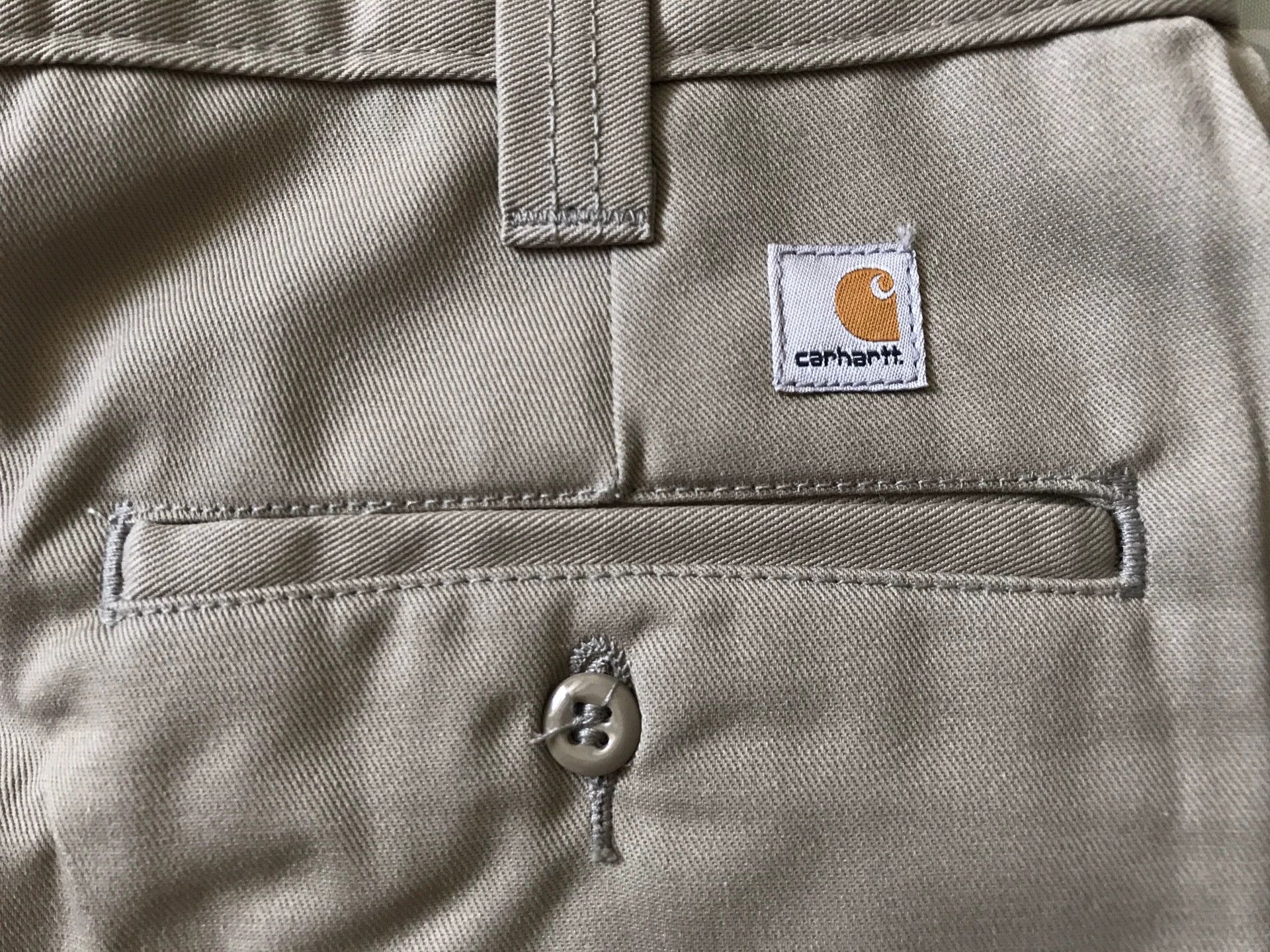 Carhartt Carhartt B290 Khaki W34L30 Work Pants Size US 34 / EU 50 - 6 Thumbnail