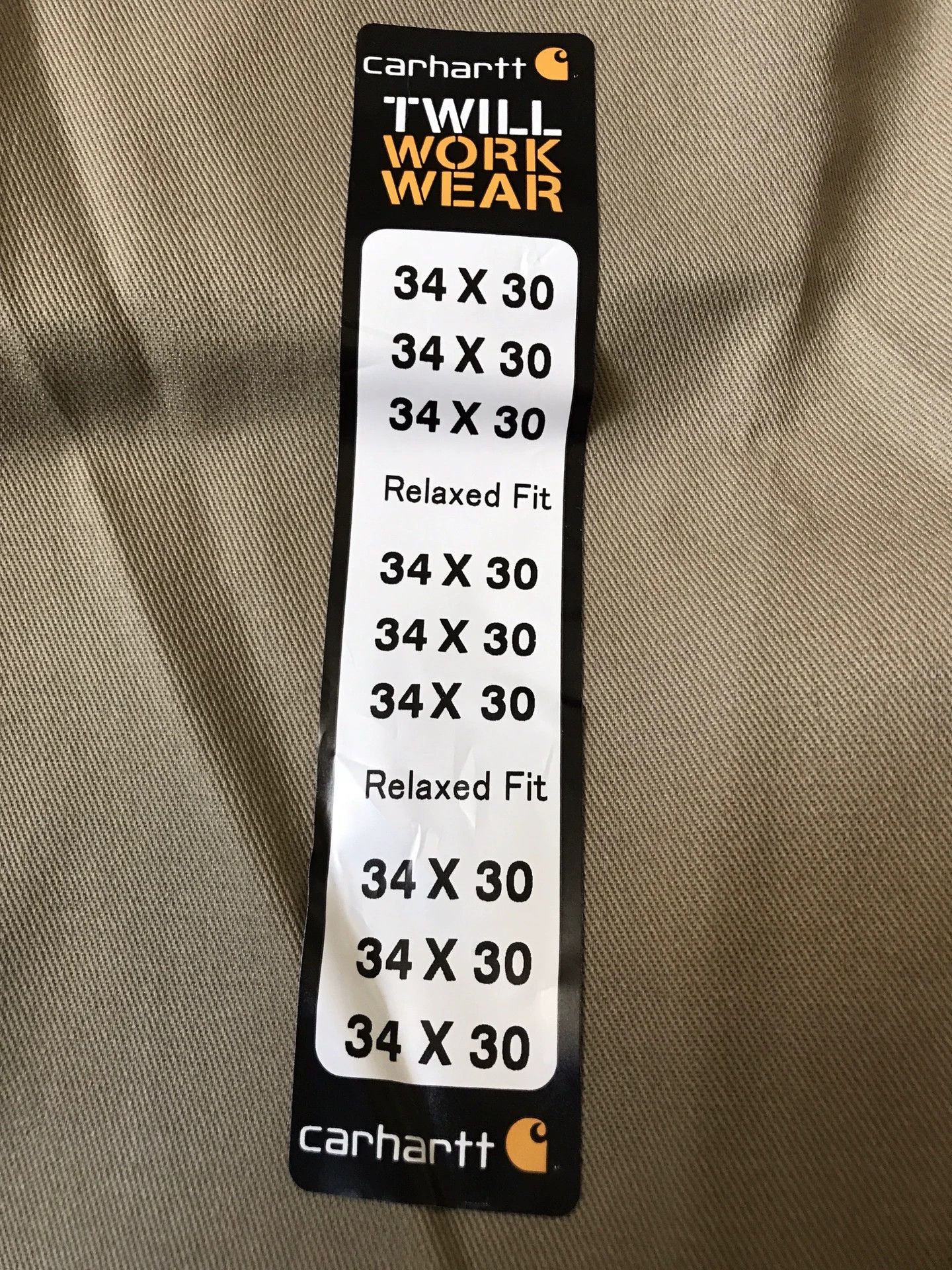 Carhartt Carhartt B290 Khaki W34L30 Work Pants Size US 34 / EU 50 - 7 Thumbnail