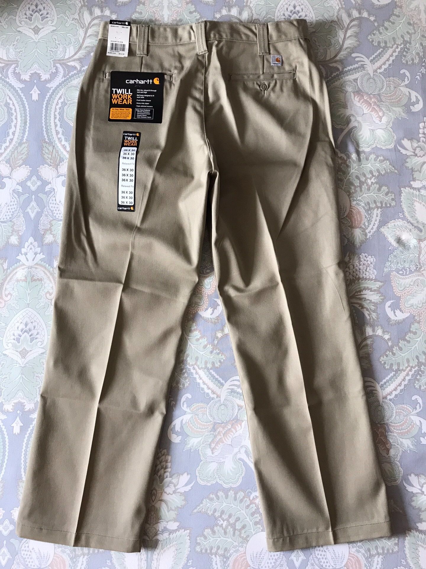 Carhartt Carhartt B290 KHI Khaki Work Pants W36L30 Size US 36 / EU 52 - 3 Thumbnail