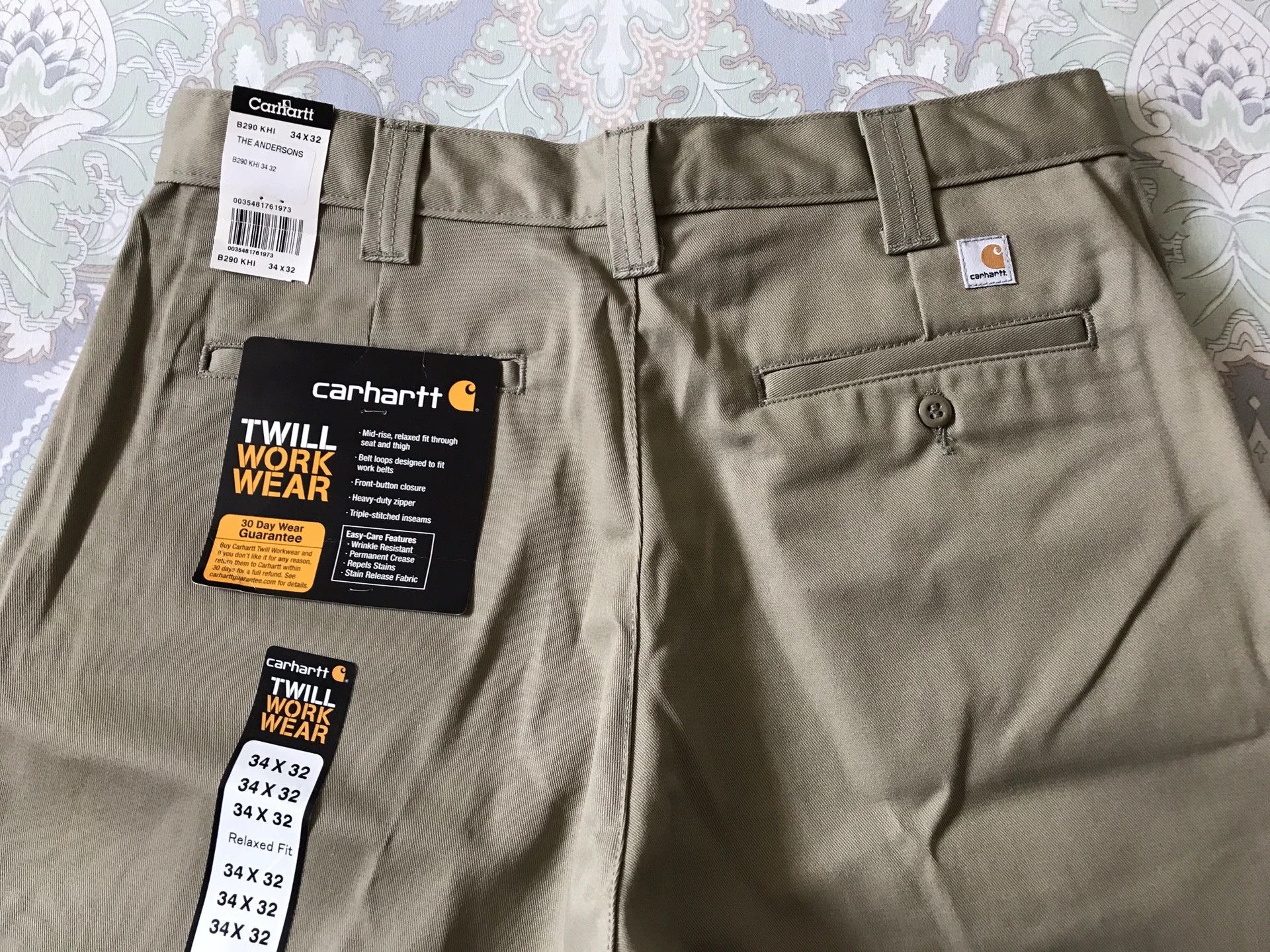 Carhartt Carhartt B290 W34L32 Cargo Pants Size US 34 / EU 50 - 5 Thumbnail