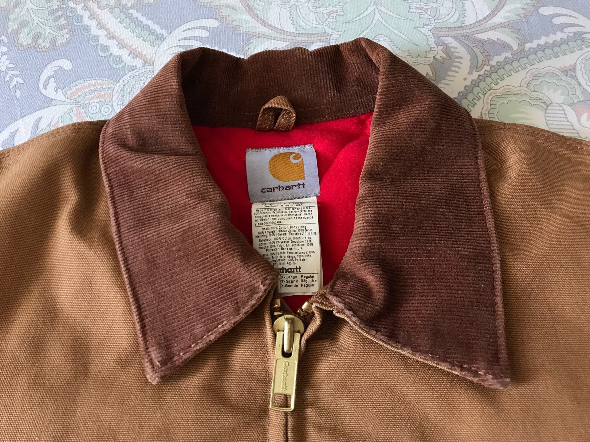 Carhartt Carhartt J13 Brown Canvas Jacket Size US XL / EU 56 / 4 - 6 Thumbnail
