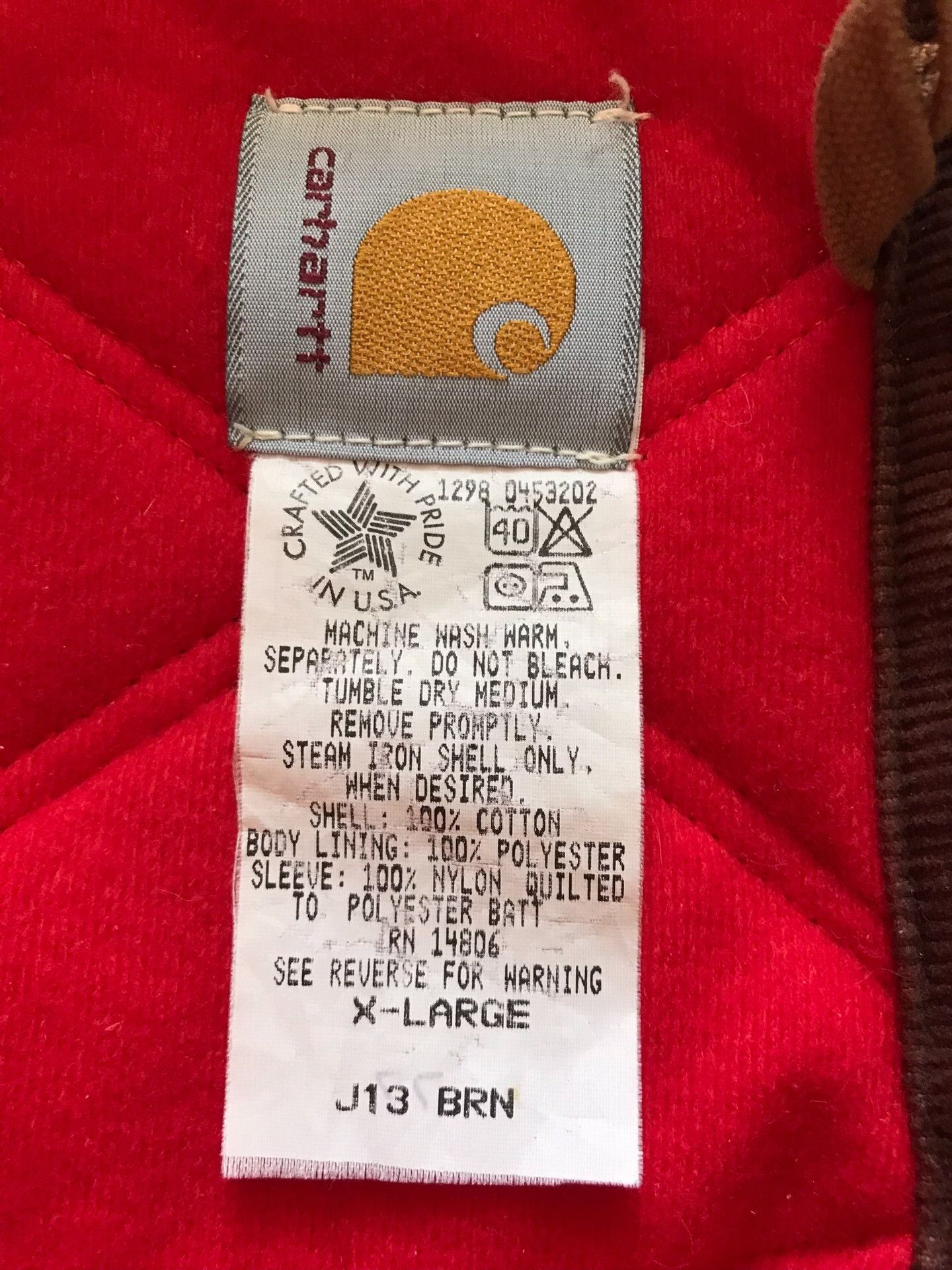 Carhartt Carhartt J13 BRN XL Canvas Jacket Size US XL / EU 56 / 4 - 9 Thumbnail