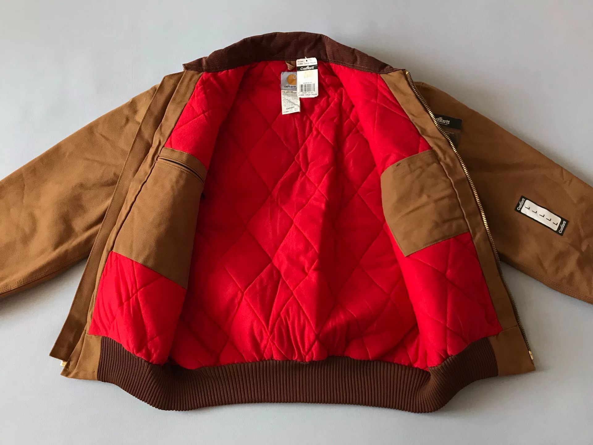 Carhartt Carhartt J13 Brown Canvas Jacket Size US L / EU 52-54 / 3 - 3 Thumbnail