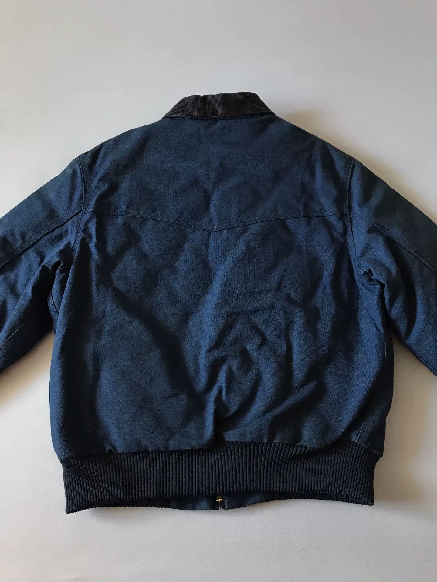 Carhartt Carhartt J13 NVY Canvas Work Jacket Size US XL / EU 56 / 4 - 5 Thumbnail