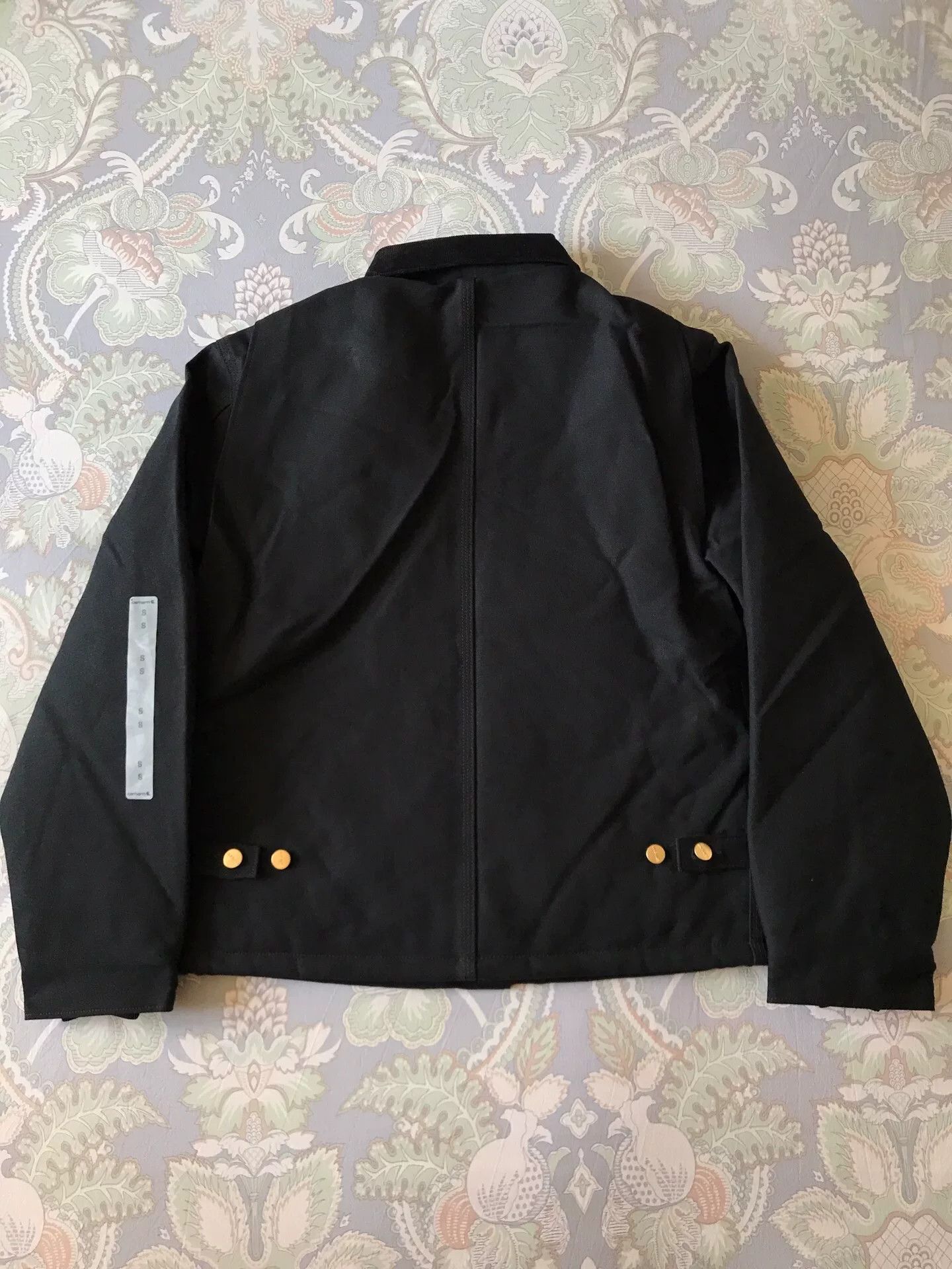 Carhartt Carhartt J002 Black Canvas Work Jacket Size US S / EU 44-46 / 1 - 2 Thumbnail