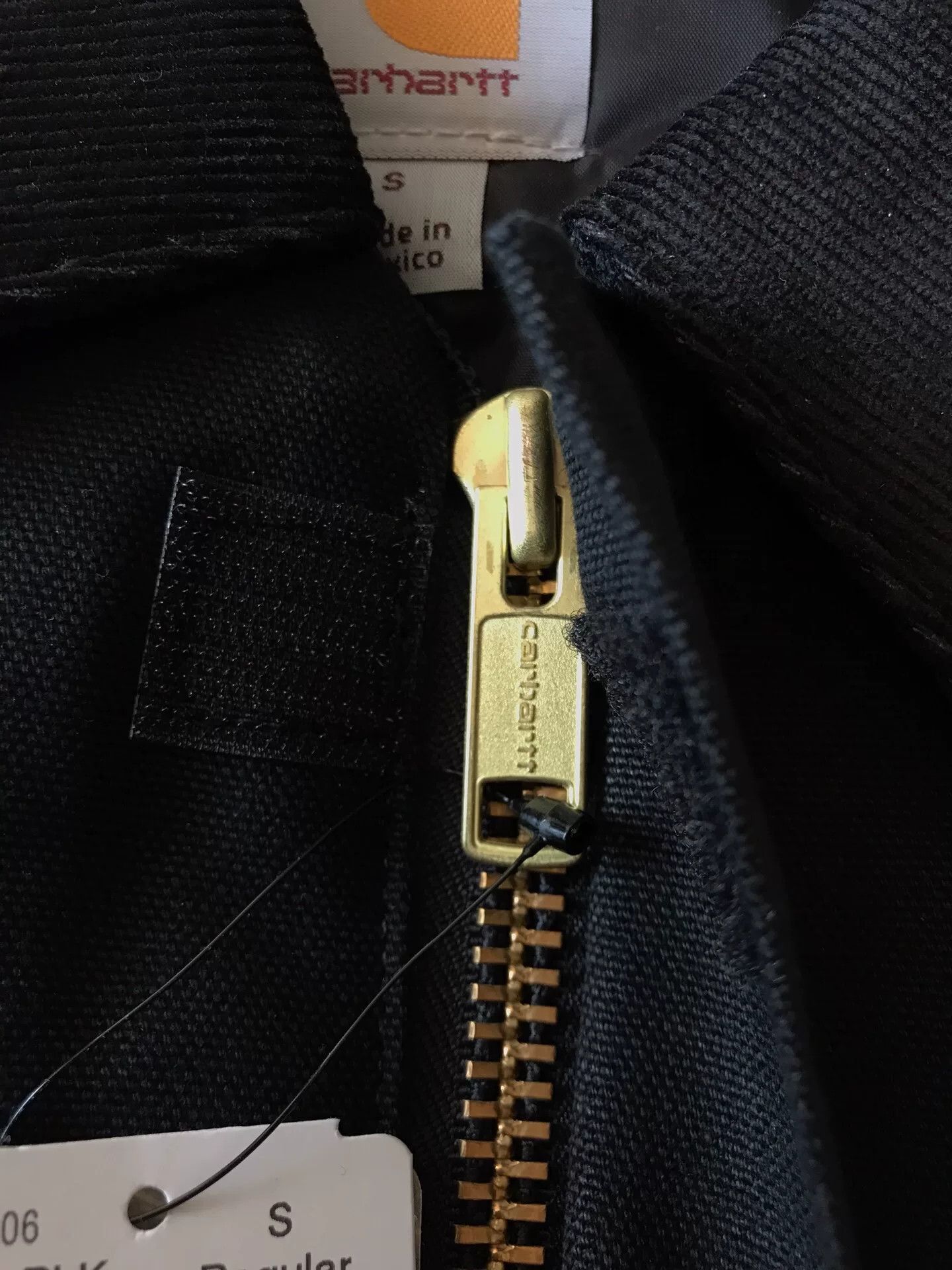 Carhartt Carhartt J002 Black Canvas Work Jacket Size US S / EU 44-46 / 1 - 5 Thumbnail