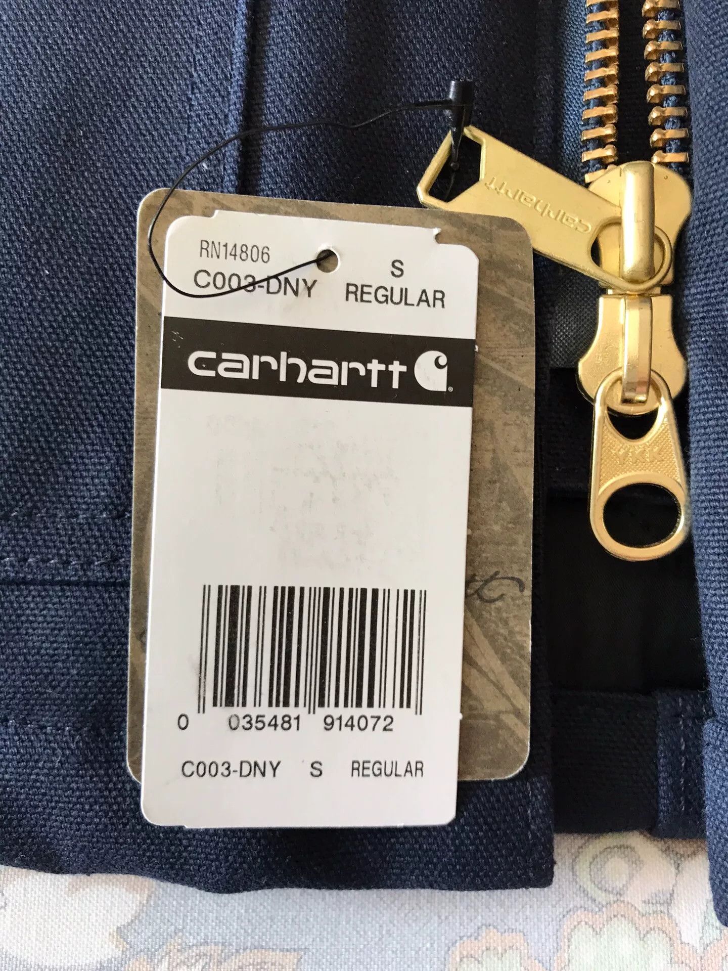 Carhartt Carhartt C003 DNY Canvas Work Jacket Size US S / EU 44-46 / 1 - 8 Thumbnail