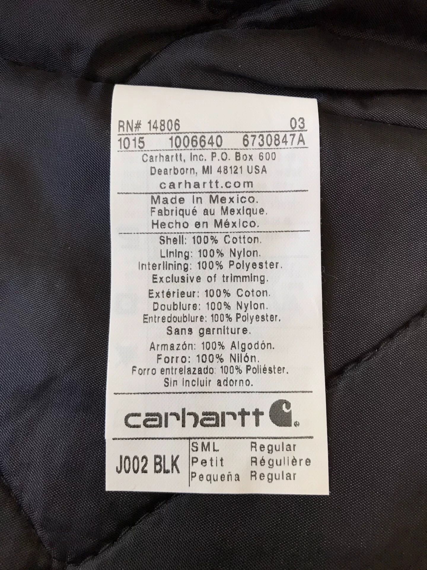 Carhartt Carhartt J002 Canvas Work Jacket Size US S / EU 44-46 / 1 - 9 Thumbnail
