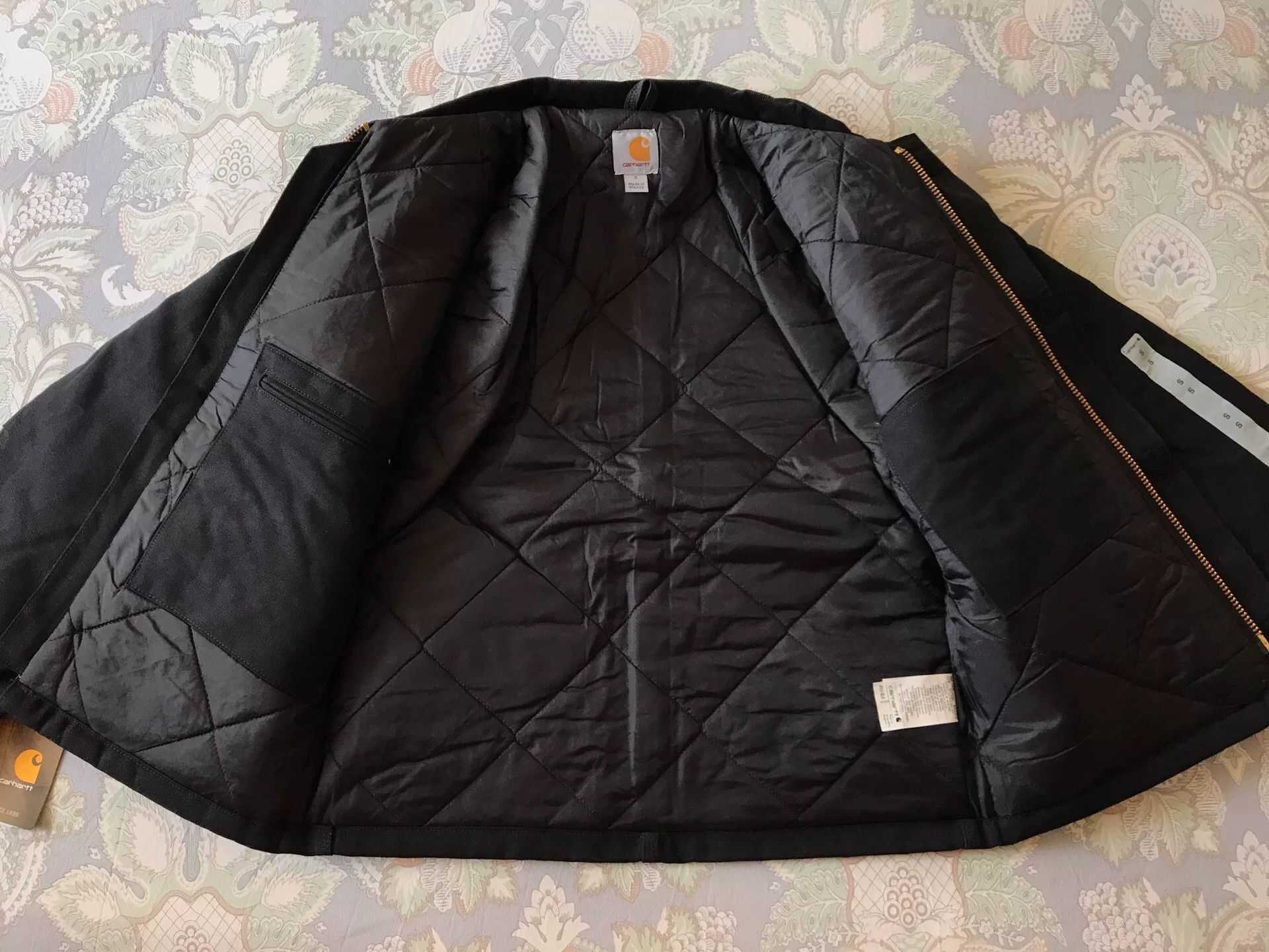 Carhartt Carhartt J002 BLK Canvas Work Jacket Size US S / EU 44-46 / 1 - 3 Thumbnail