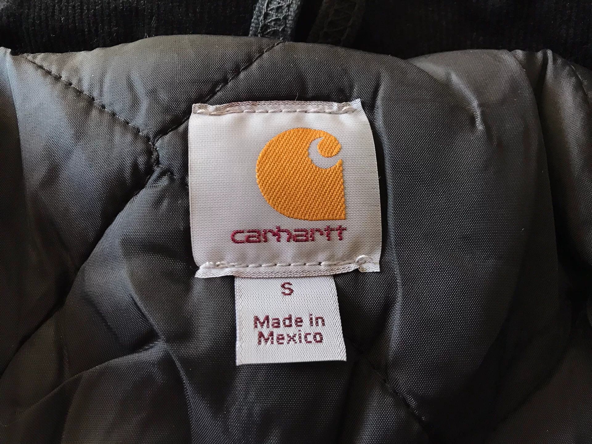 Carhartt Carhartt J002 BLK Canvas Work Jacket Size US S / EU 44-46 / 1 - 7 Thumbnail