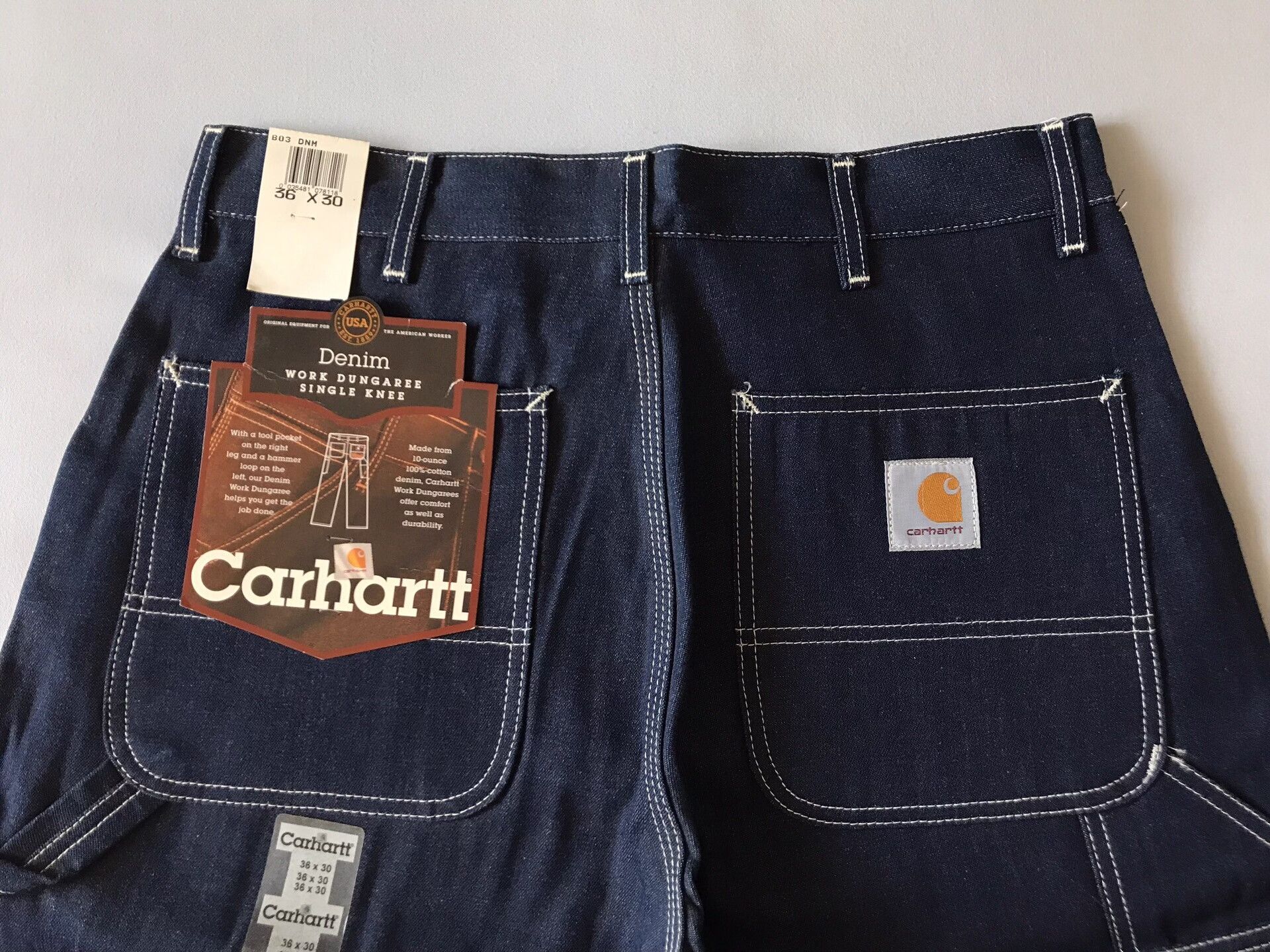 Carhartt Carhartt B03 Original Denim Jeans W36L30 Size US 36 / EU 52 - 5 Thumbnail