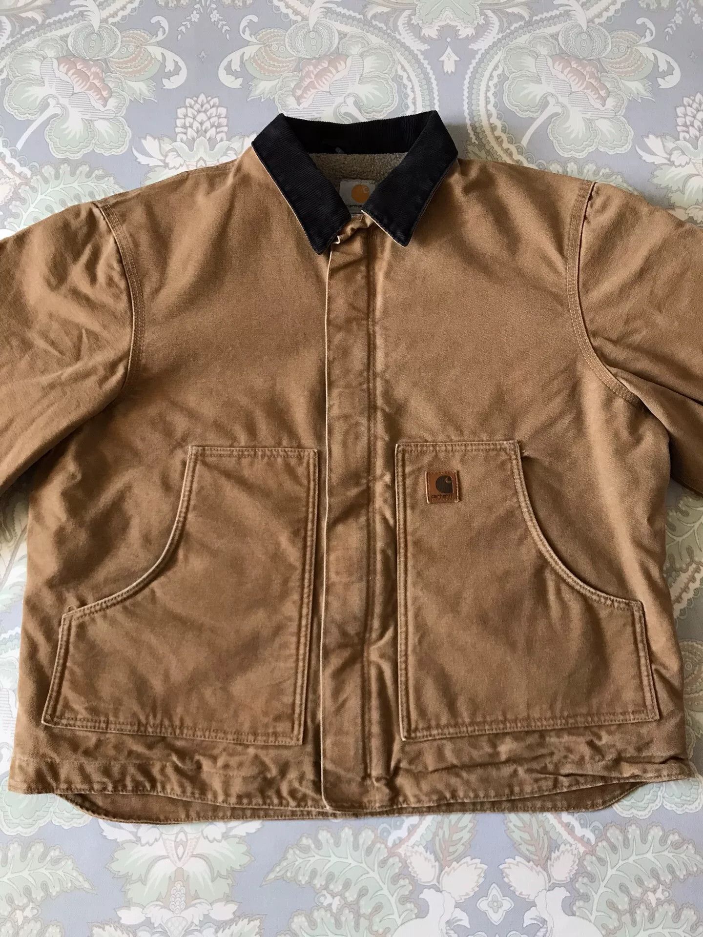 Carhartt Carhartt J164 Washed Canvas Work Jacket Size US L / EU 52-54 / 3 - 4 Thumbnail