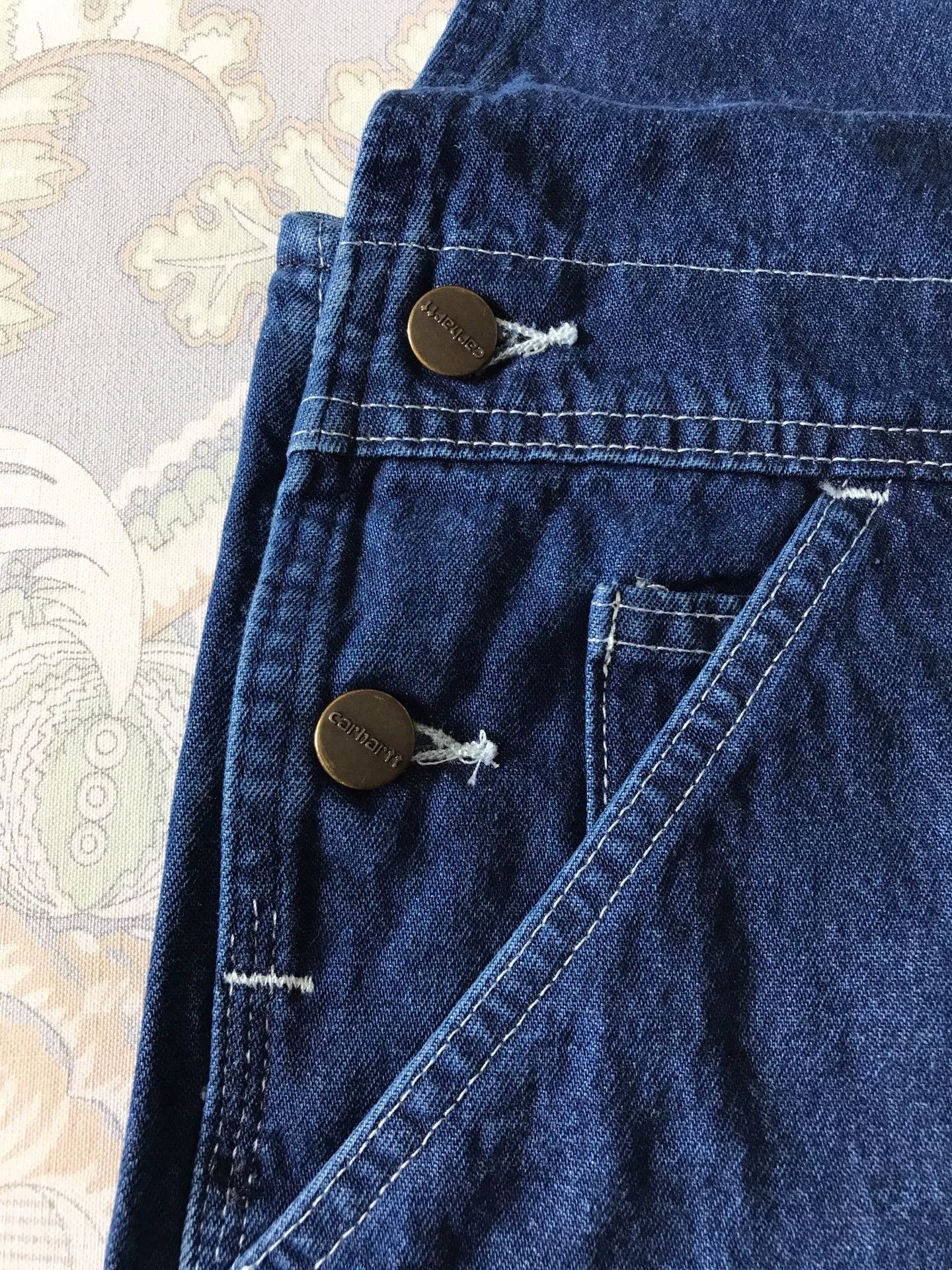 Carhartt Carhartt R07 Washed Denim Overalls W34L32 Size US 34 / EU 50 - 6 Thumbnail