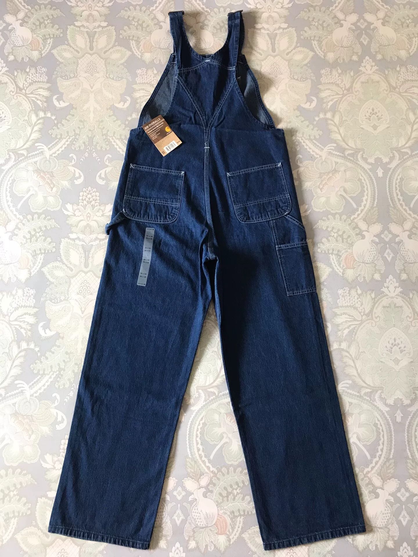 Carhartt Carhartt R07 Washed Denim Overalls W34L32 Size US 34 / EU 50 - 4 Thumbnail