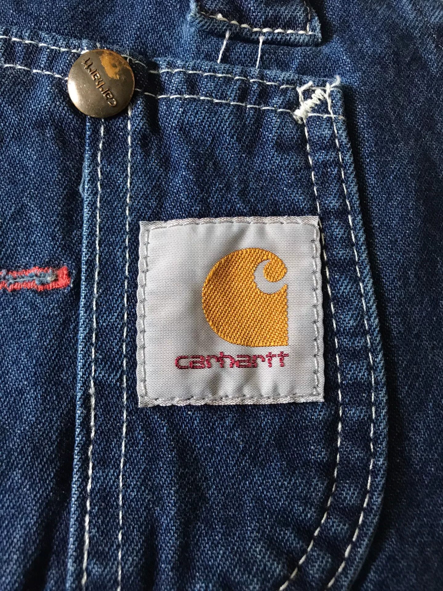 Carhartt Carhartt R07 Washed Denim Overalls W34L32 Size US 34 / EU 50 - 5 Thumbnail