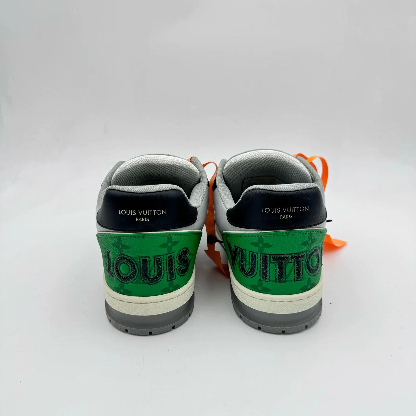 Louis Vuitton LV Black Green Velcro Trainer Size 43 Size US 10 / EU 43 - 5 Thumbnail