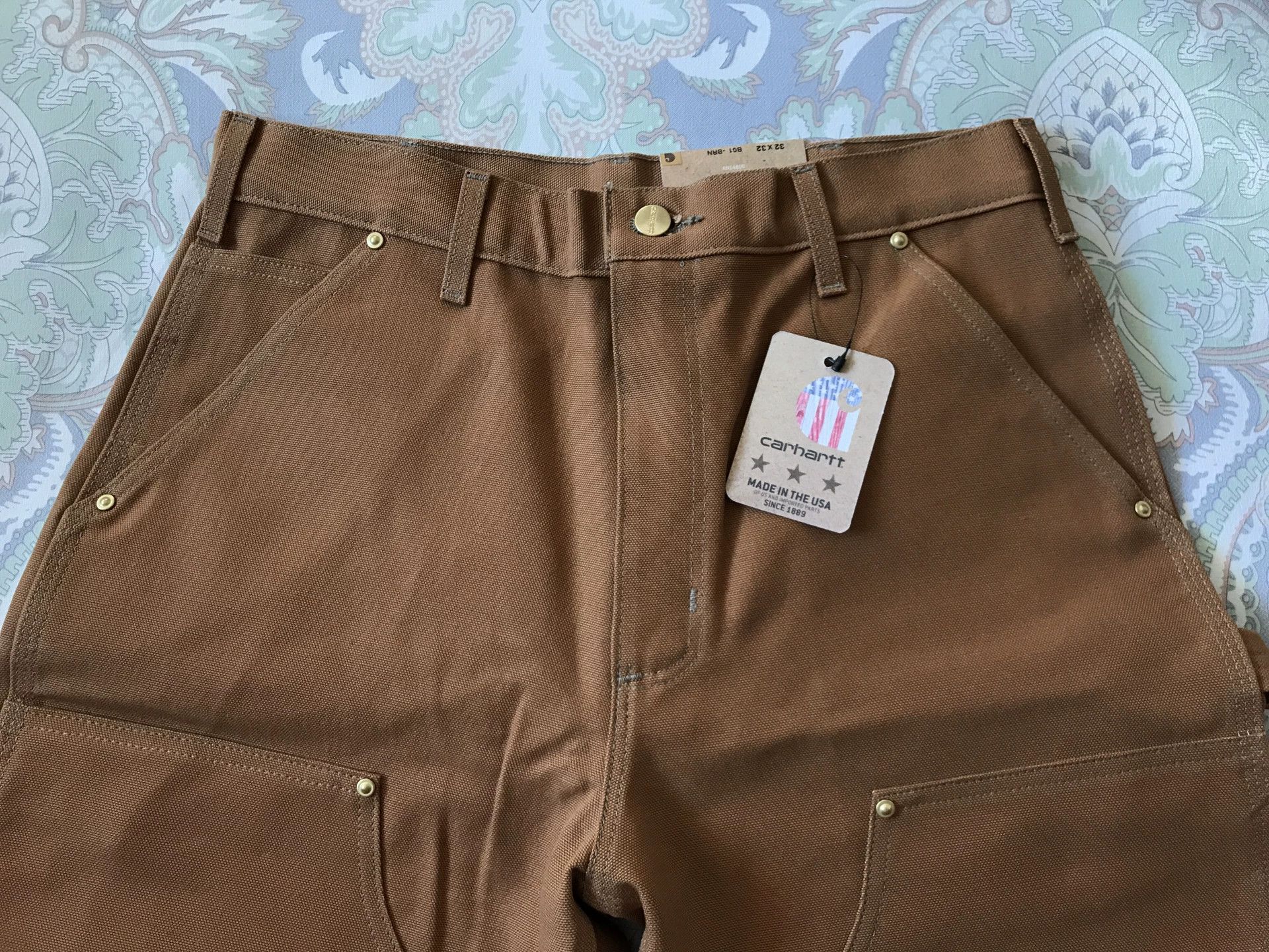 Carhartt Carhartt B01 BRN W32L32 Work Pants Size US 32 / EU 48 - 4 Thumbnail