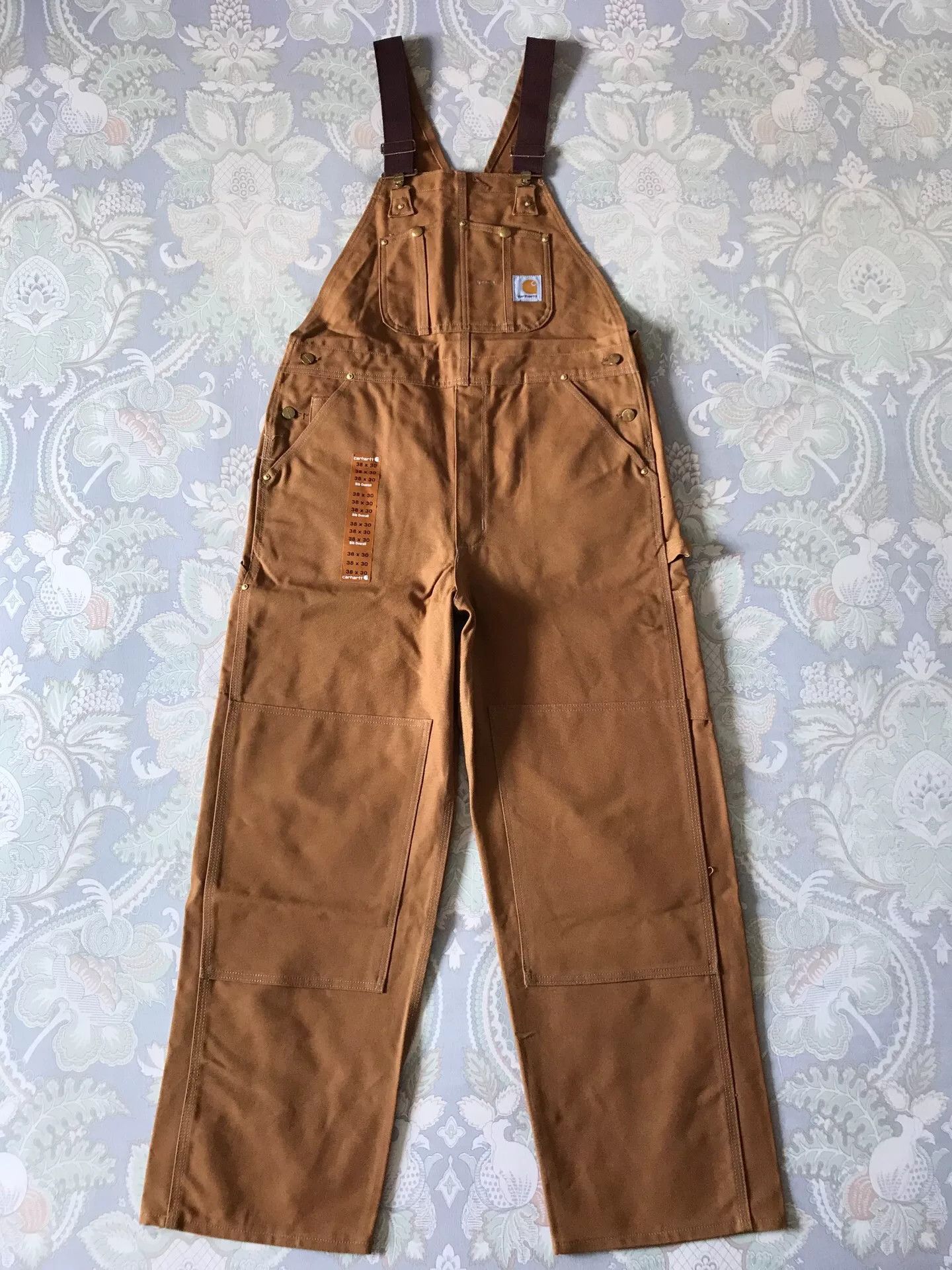 Carhartt Carhartt R01 Brown Overalls W38L30 Size US 38 / EU 54 - 3 Thumbnail