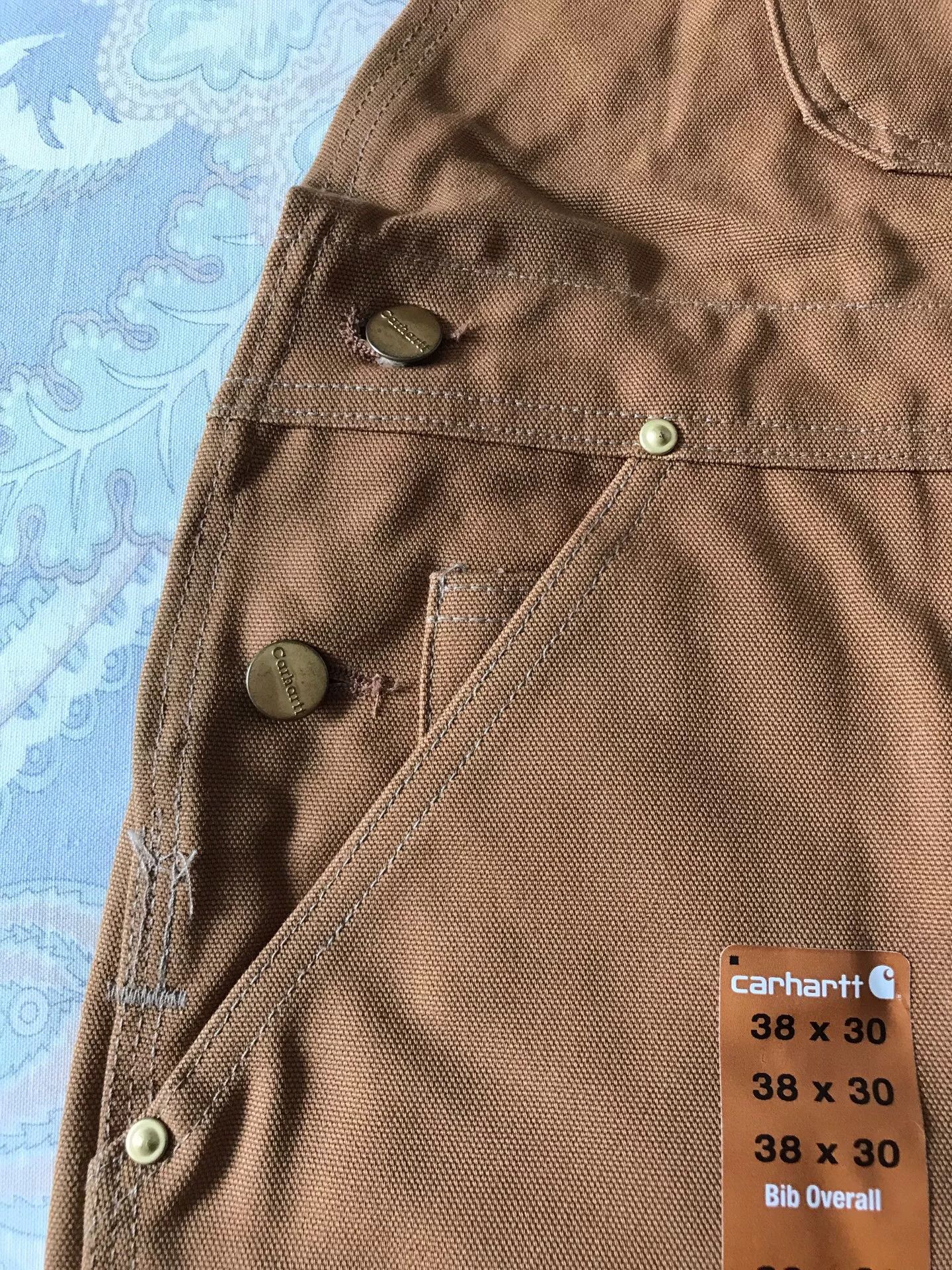 Carhartt Carhartt R01 Brown Overalls W38L30 Size US 38 / EU 54 - 6 Thumbnail