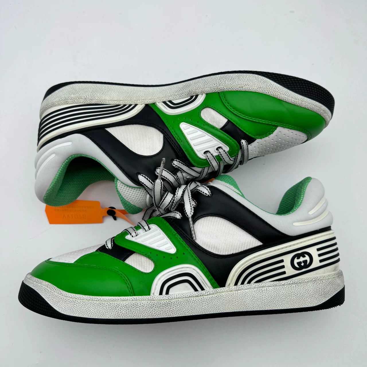 Gucci Gucci Distressed Three-Color Patchwork Sneakers Size US 9.5 / EU 42-43 - 2 Thumbnail