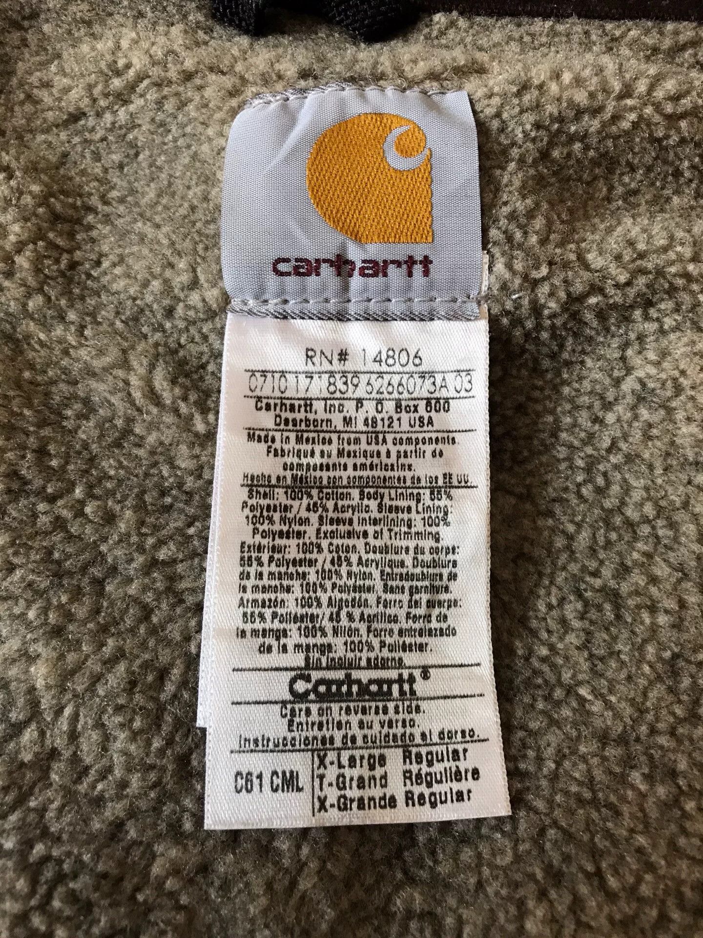 Carhartt Carhartt C61 CML Washed Canvas Jacket Size US XL / EU 56 / 4 - 7 Thumbnail