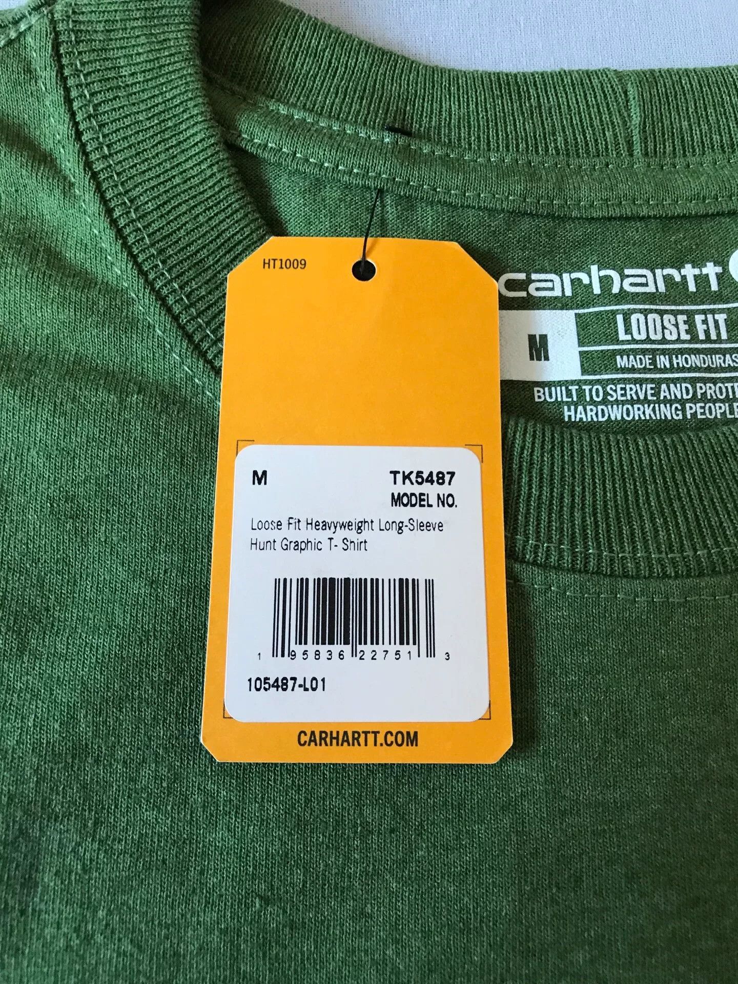 Carhartt Carhartt 105487 L01 Printed Long-Sleeve T-Shirt Size US M / EU 48-50 / 2 - 8 Thumbnail