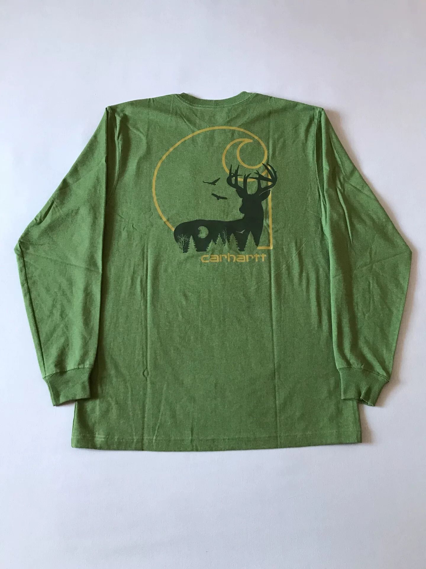 Carhartt Carhartt 105487 L01 Printed Long-Sleeve T-Shirt Size US M / EU 48-50 / 2 - 2 Thumbnail