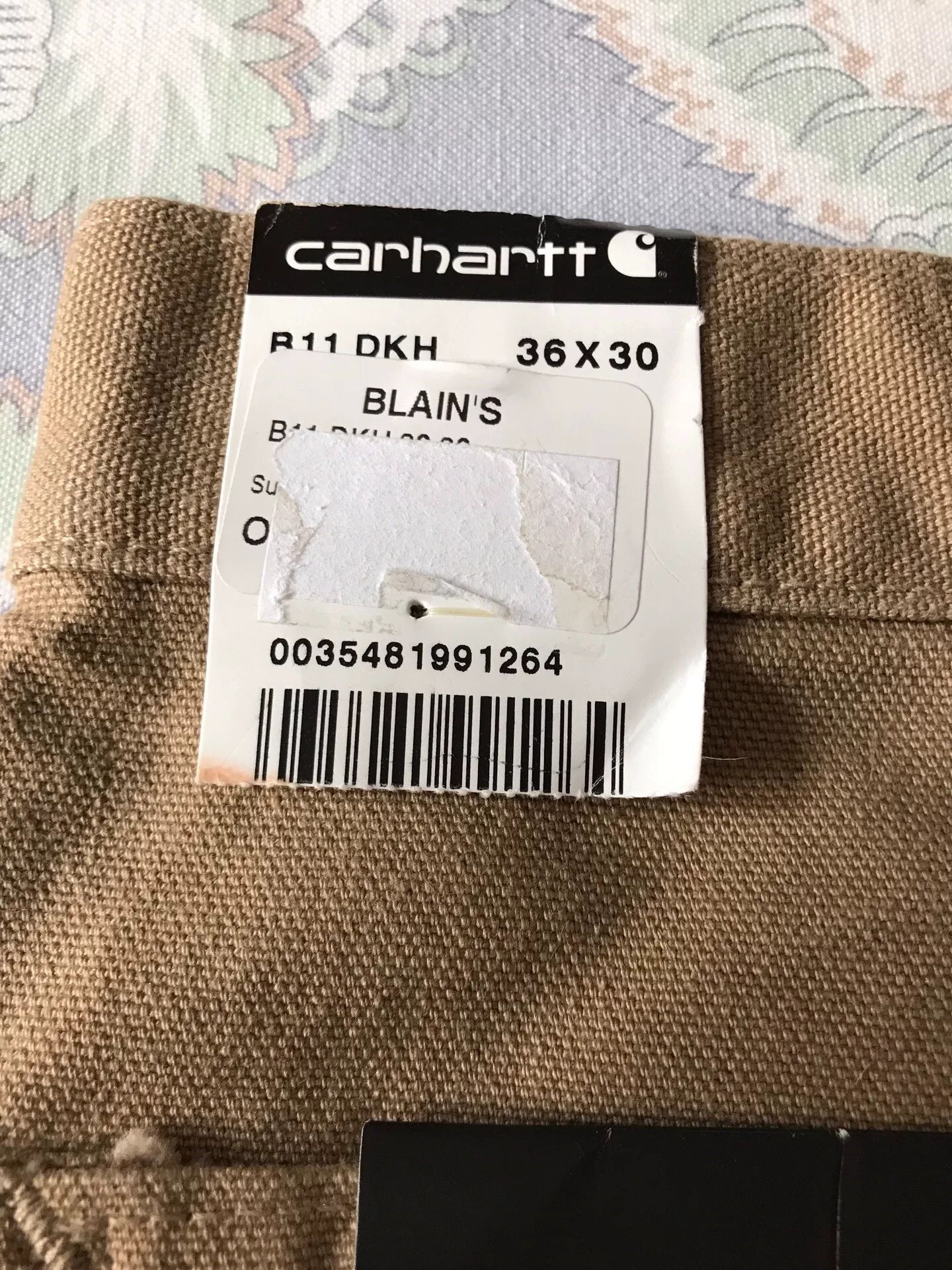 Carhartt Carhartt B11 W36L30 Canvas Work Pants Size US 36 / EU 52 - 8 Thumbnail