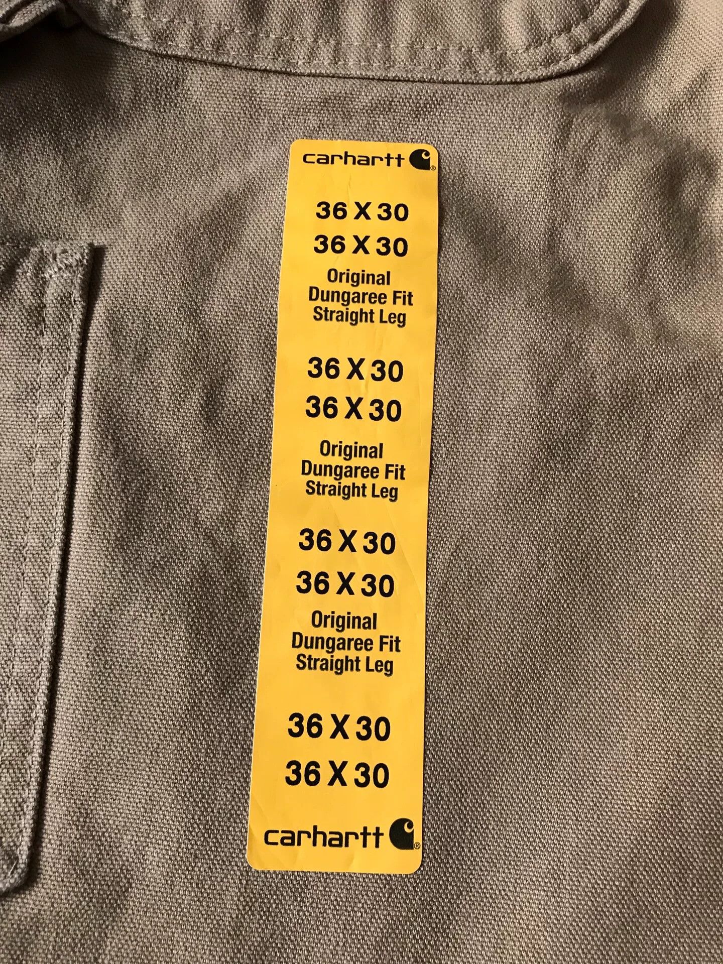 Carhartt Carhartt B11 W36L30 Canvas Work Pants Size US 36 / EU 52 - 7 Thumbnail