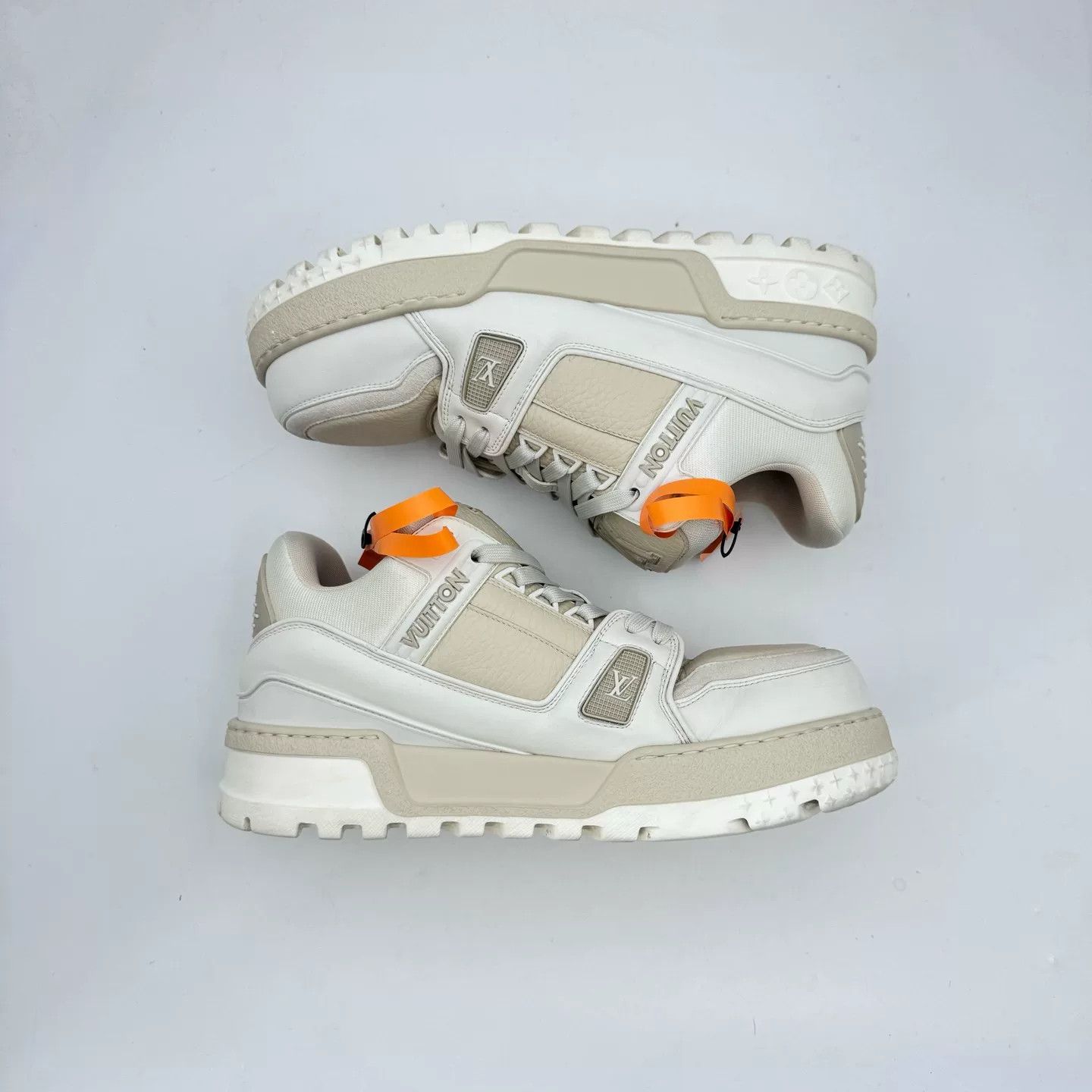 Louis Vuitton LV Trainer Size 41 Beige Size US 8 / EU 41 - 4 Thumbnail