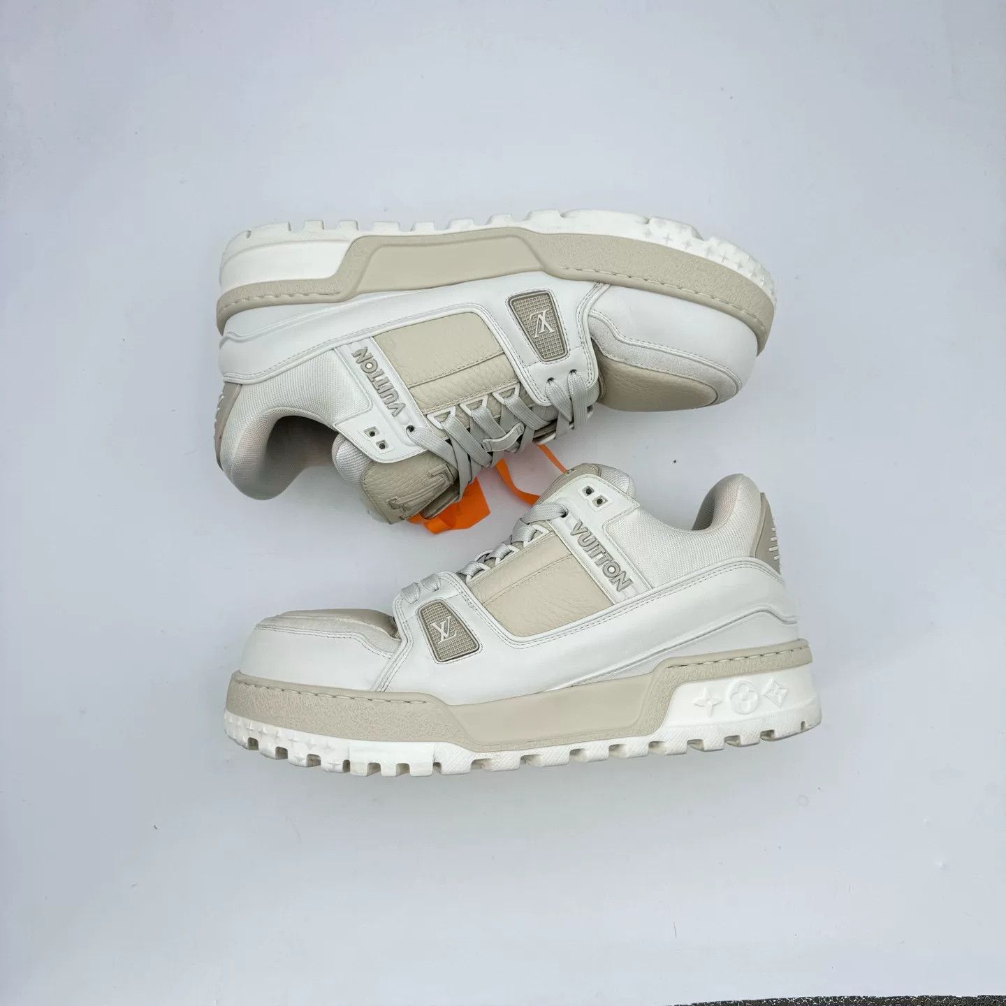 Louis Vuitton LV Trainer Size 41 Beige Size US 8 / EU 41 - 3 Thumbnail