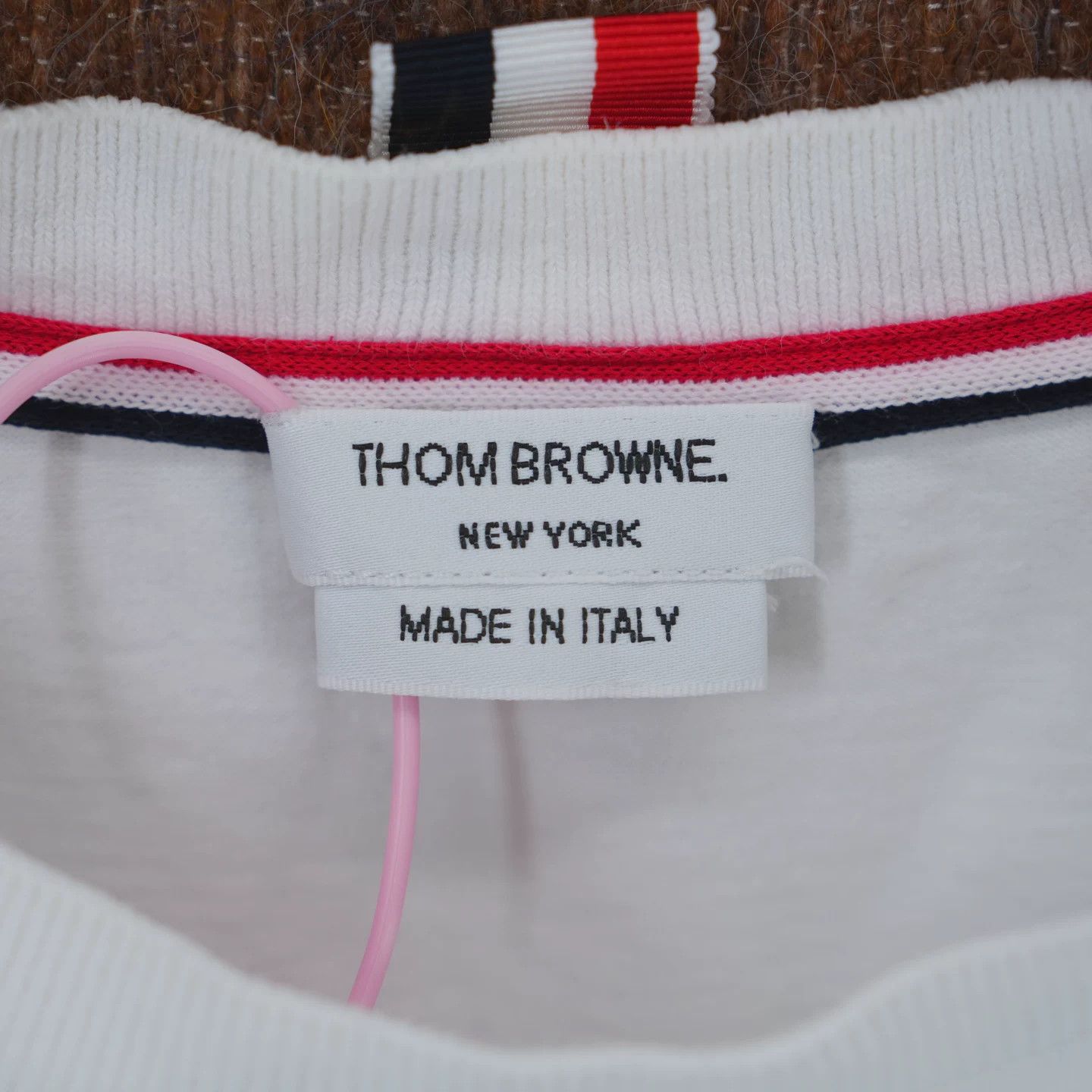Thom Browne THOM BROWNE Colored Stitch Short-Sleeve T-Shirt Size US S / EU 44-46 / 1 - 3 Thumbnail