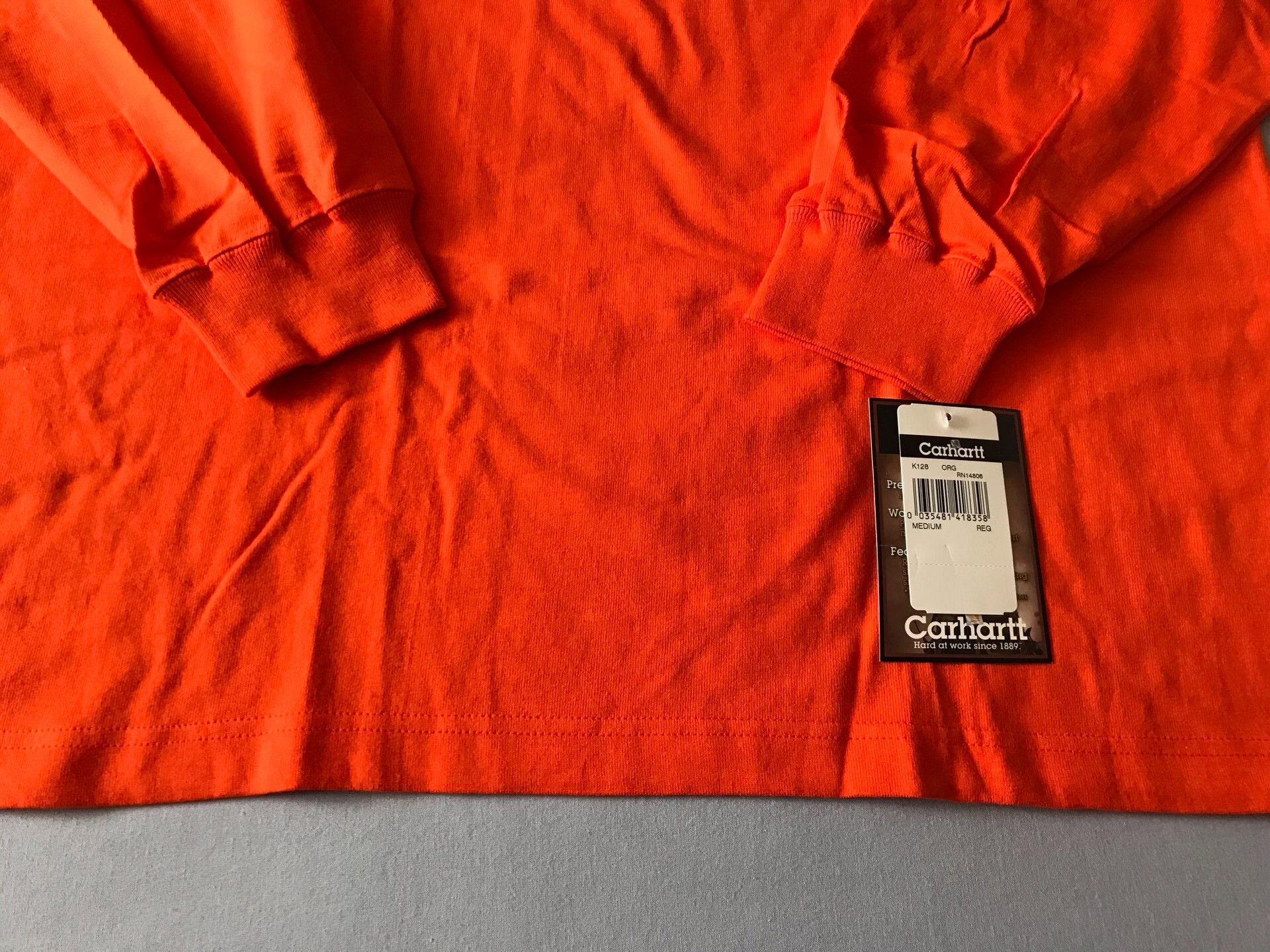 Carhartt Carhartt K128 Henley Long-Sleeve T-Shirt Size US M / EU 48-50 / 2 - 4 Thumbnail
