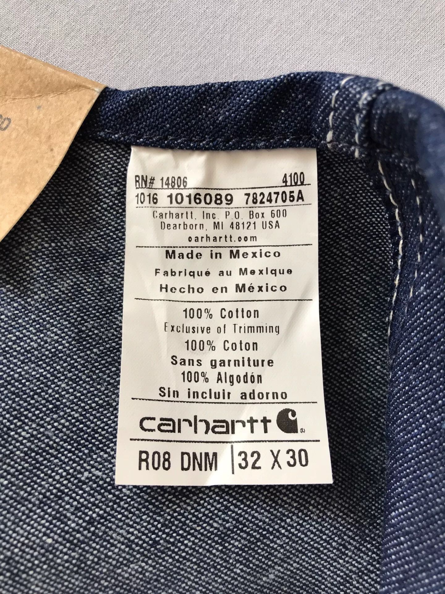Carhartt Carhartt R08 Denim Overalls W32L30 Size US 32 / EU 48 - 9 Thumbnail