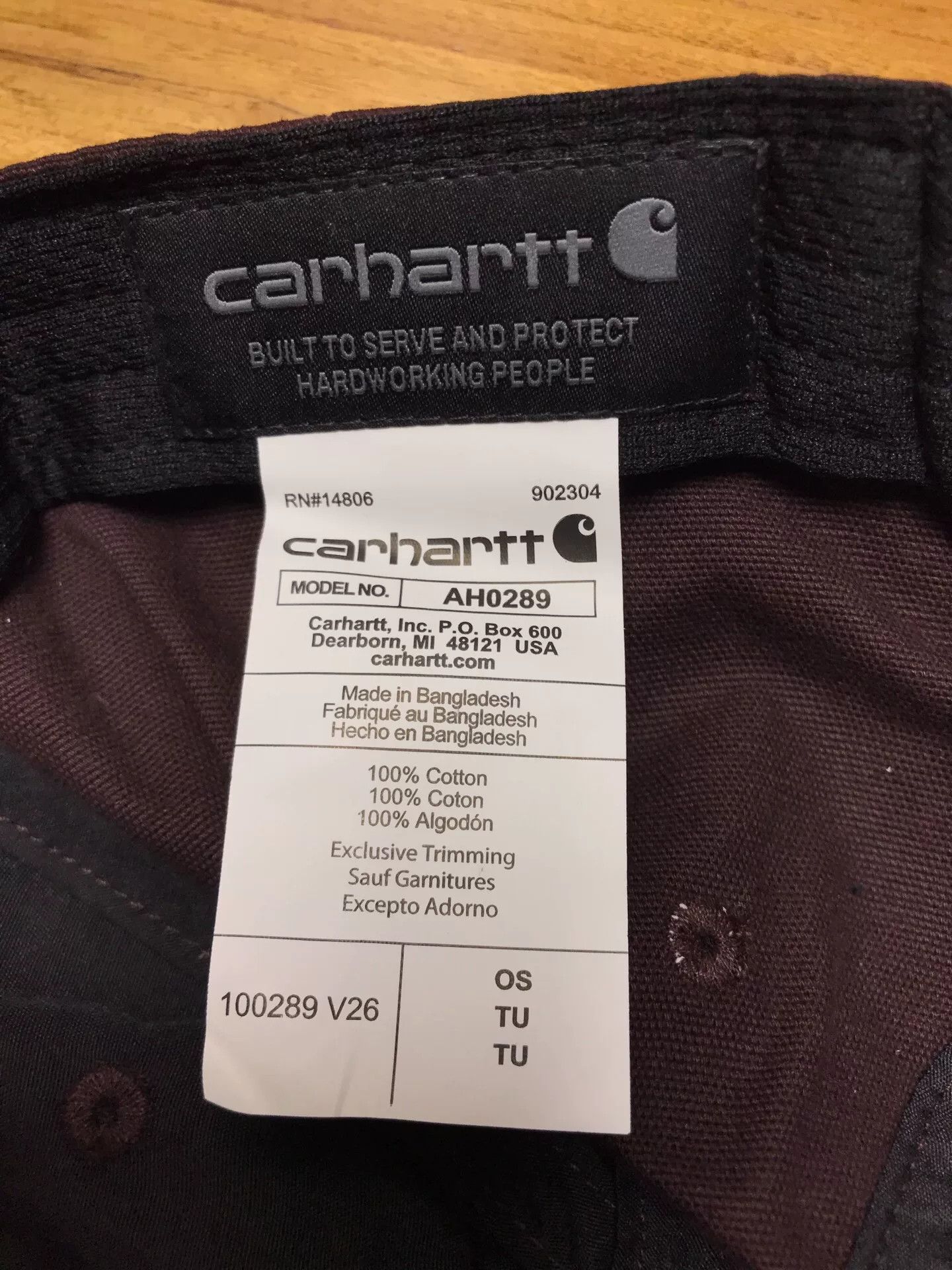 Carhartt Carhartt 100289 V26 Baseball Cap Size ONE SIZE - 8 Thumbnail