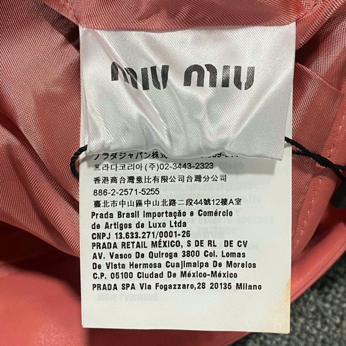 Miu Miu MIUMIU Pink Rivet Leather Skirt Size 40" / US 18 - 5 Thumbnail