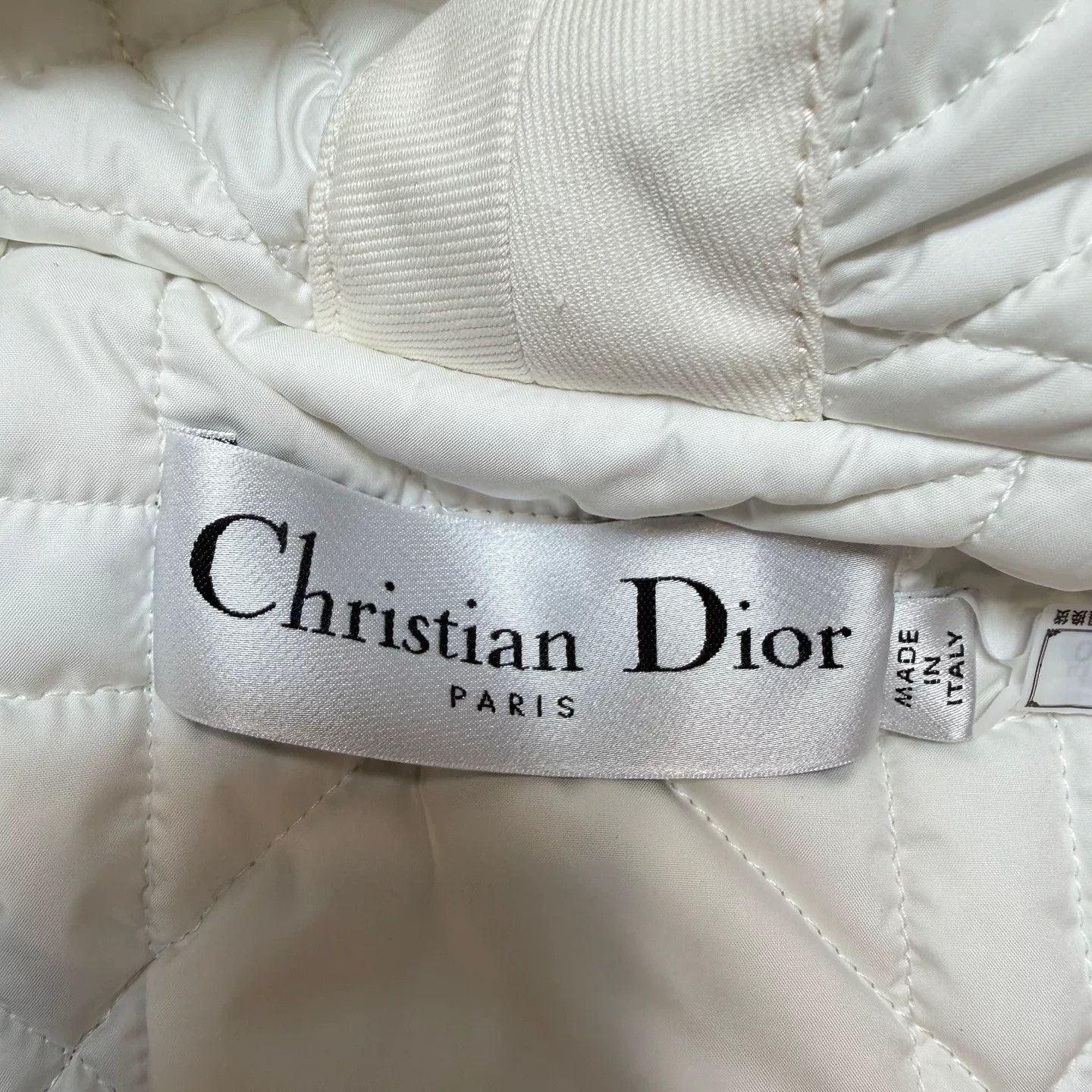 Dior Dior White Bee Embroidery Zip Hood Jacket Size XS / US 0-2 / IT 36-38 - 3 Thumbnail