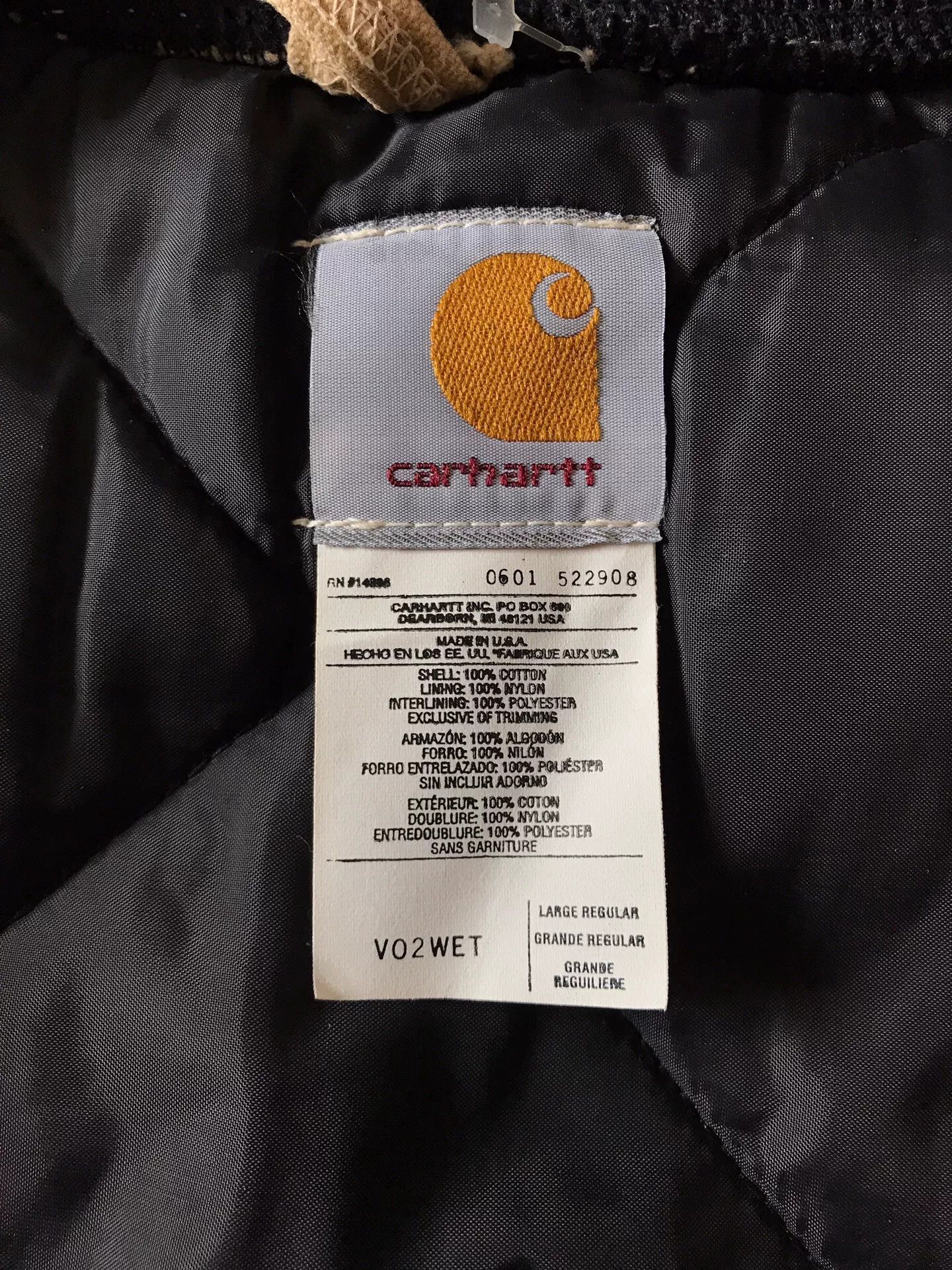 Carhartt Carhartt V02 WET Wheat Canvas Vest Size US L / EU 52-54 / 3 - 9 Thumbnail